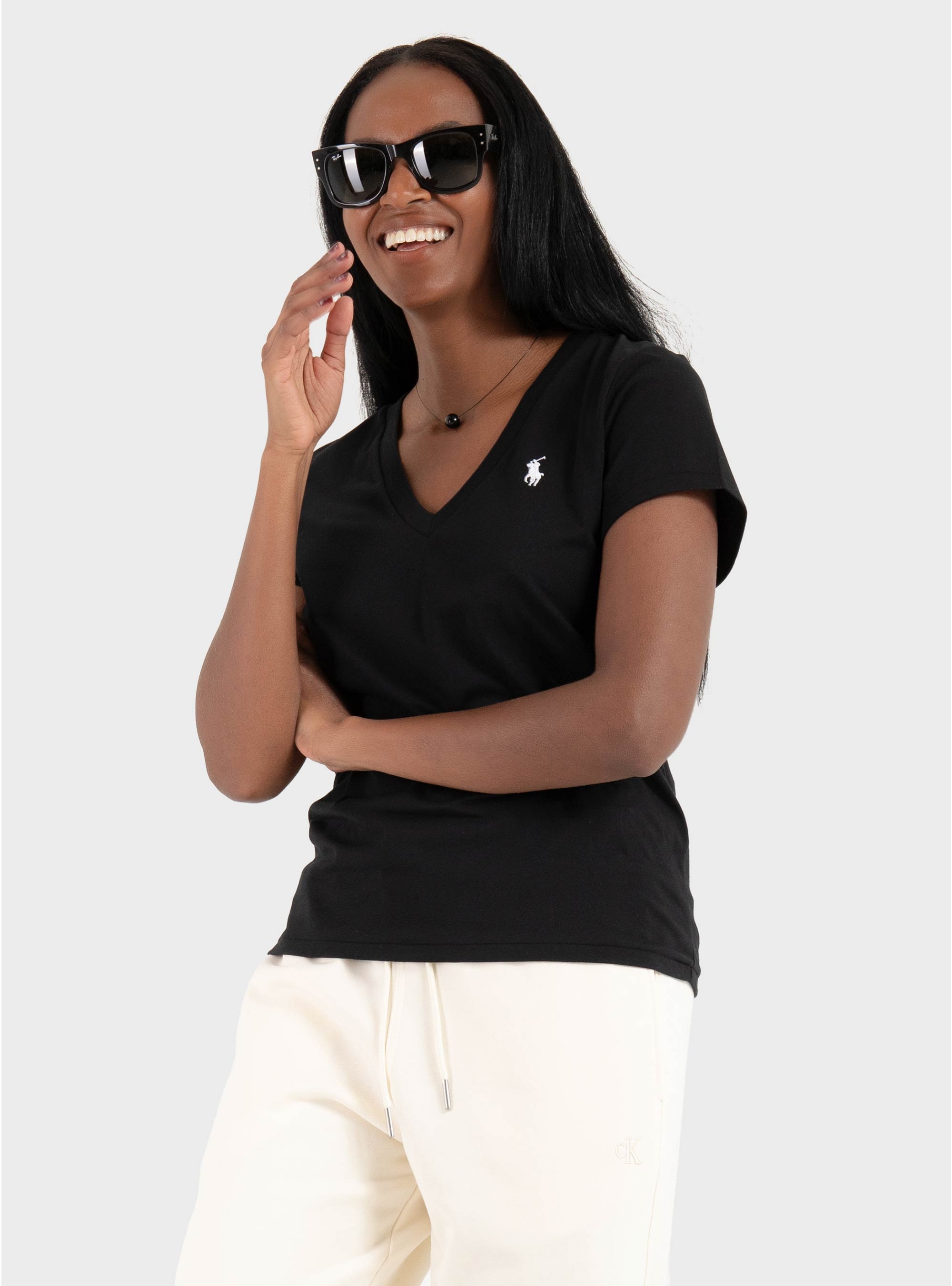 Polo Ralph Lauren V-Neck T-Shirt - Black