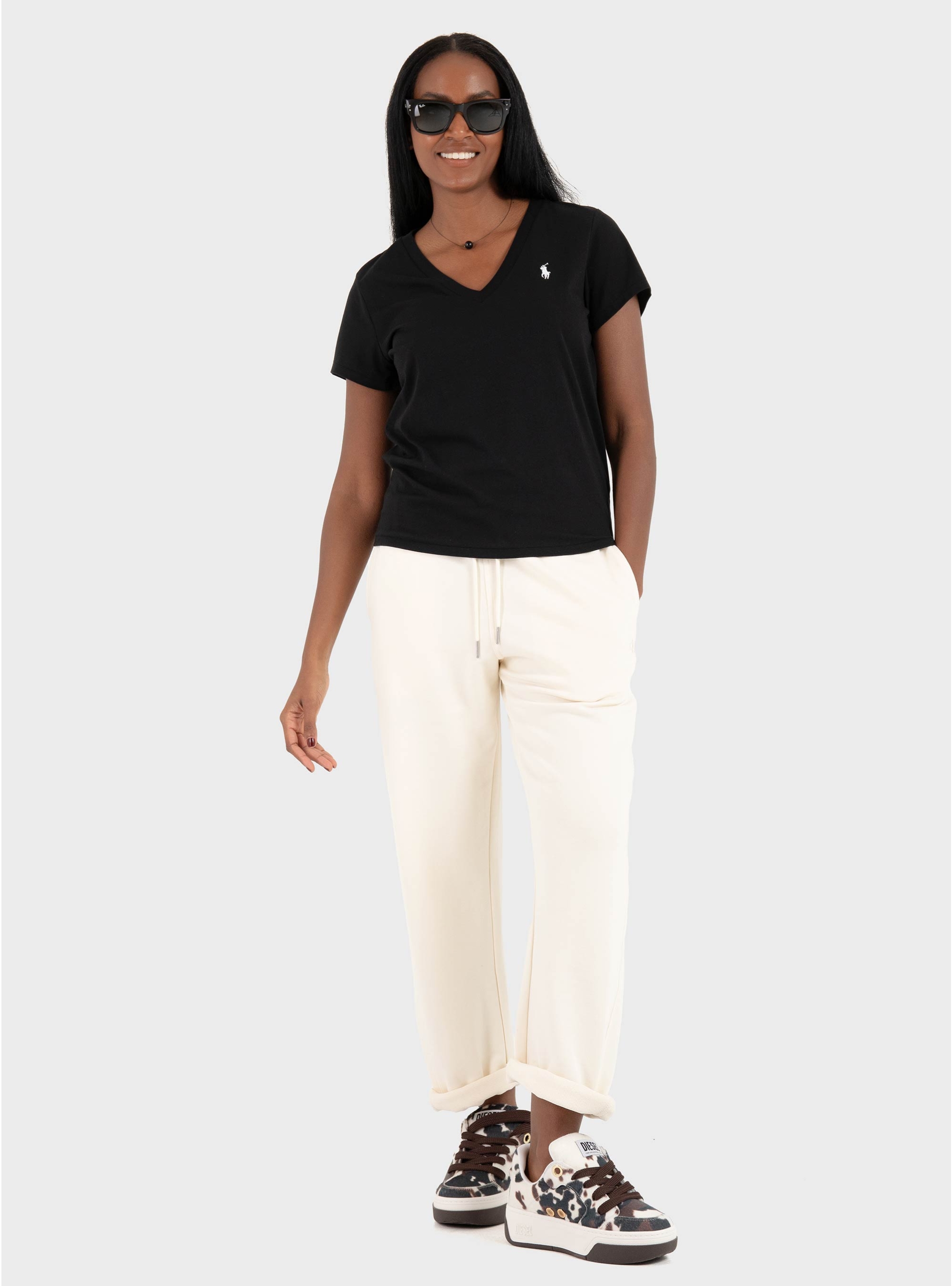 Polo Ralph Lauren V-Neck T-Shirt - Black