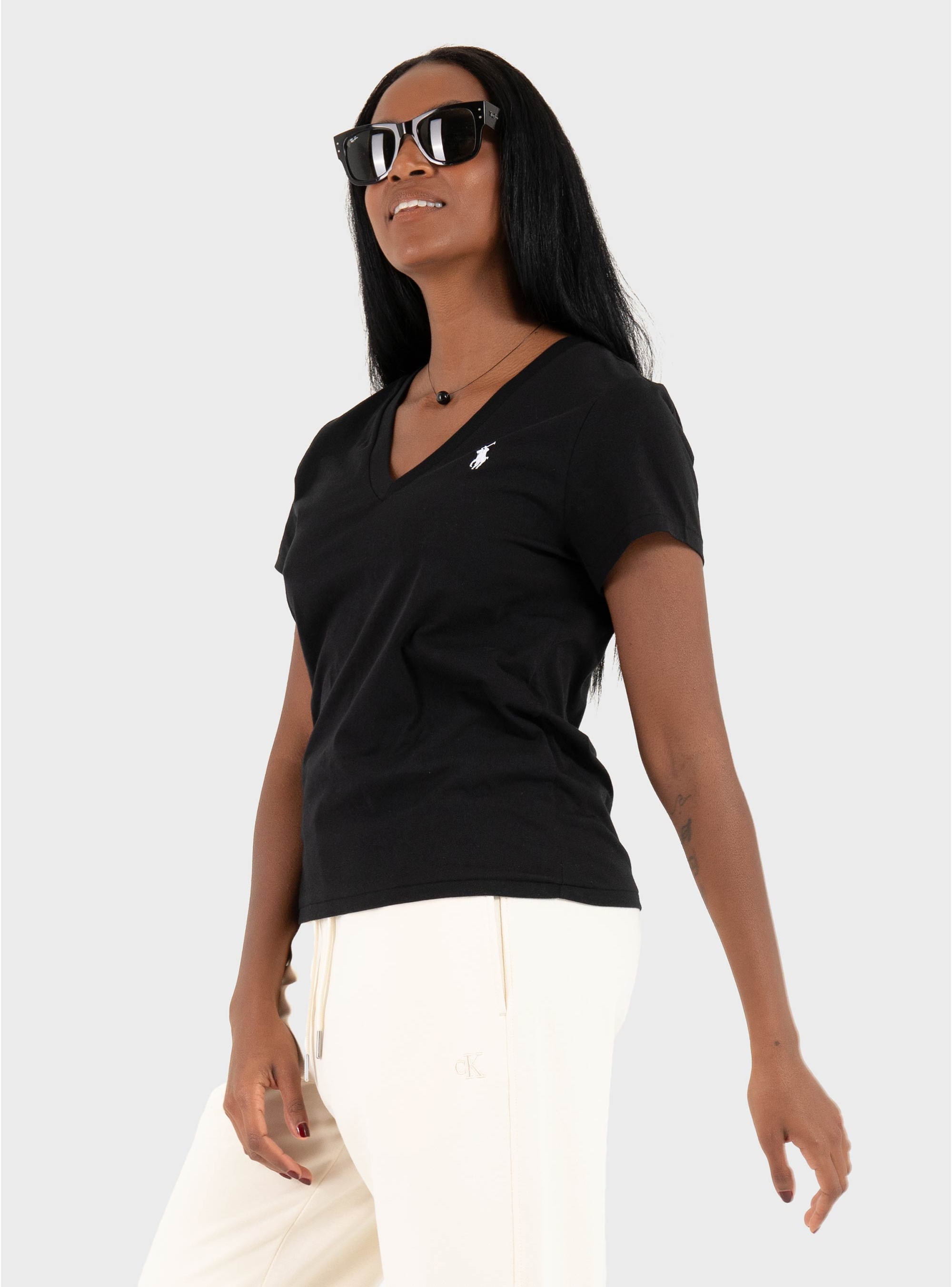 Polo Ralph Lauren V-Neck T-Shirt - Black