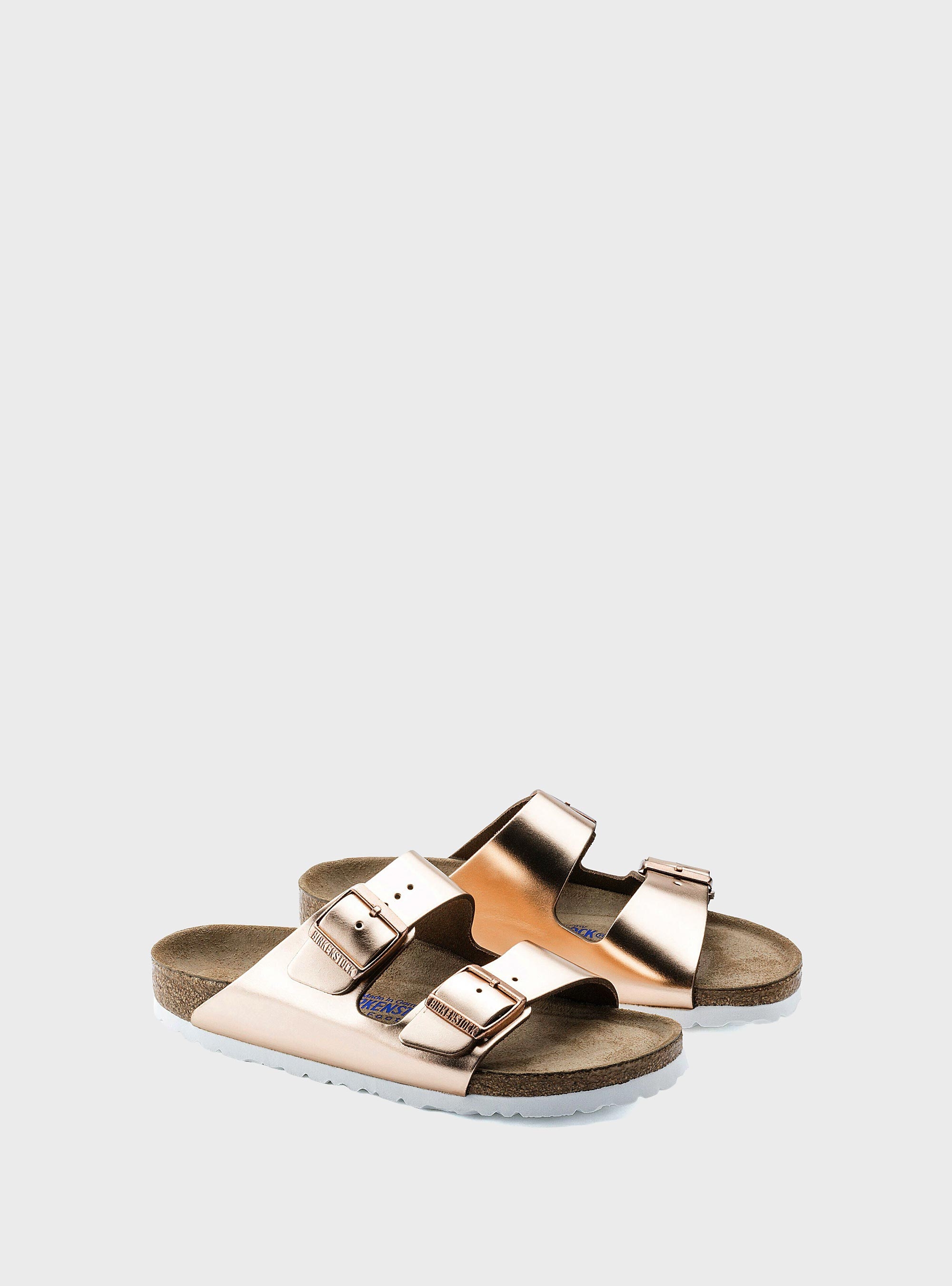 Birkenstock Arizona Soft Footbed Regular Fit Sandals - Copper