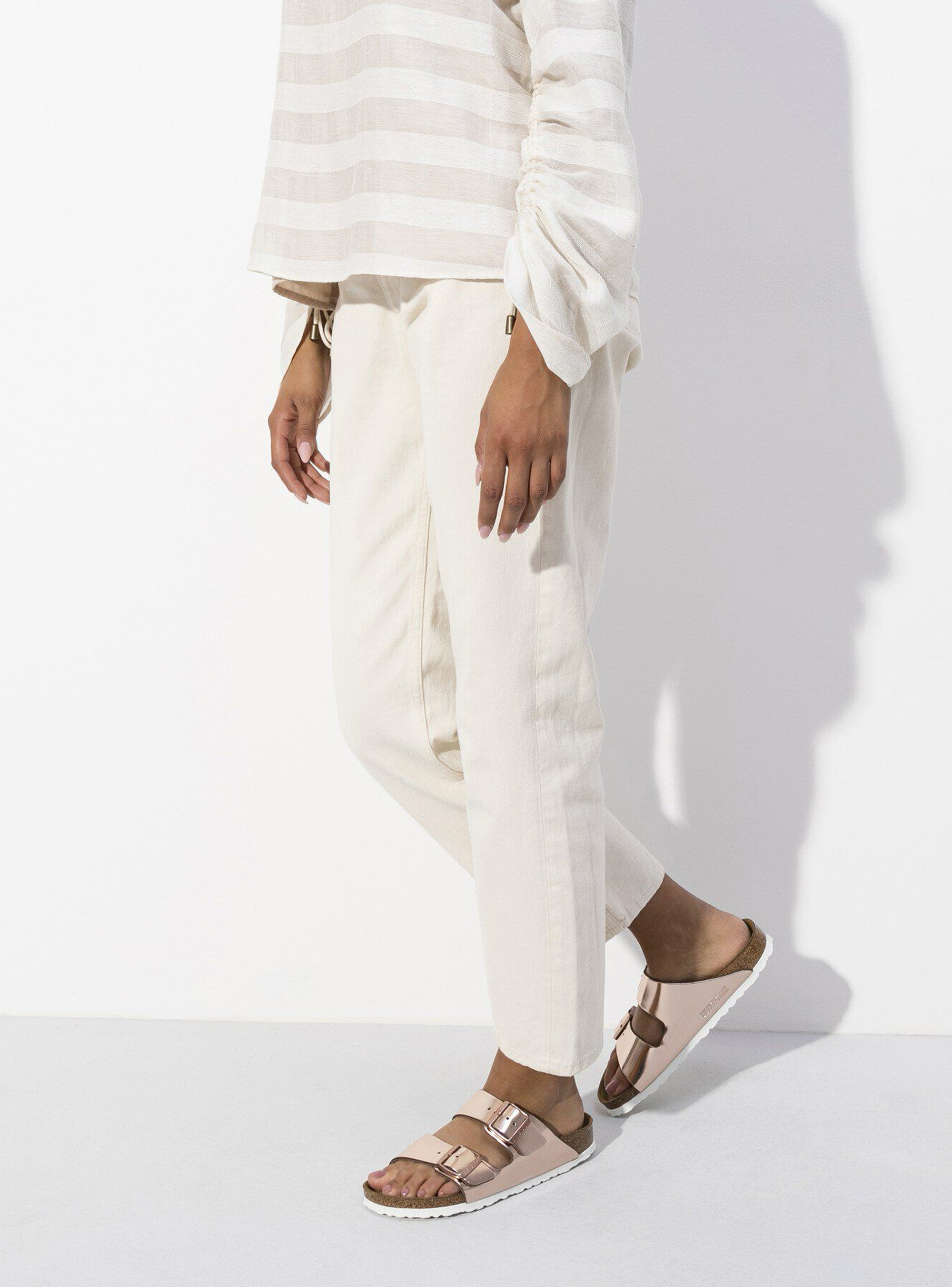 Birkenstock Arizona Soft Footbed Regular Fit Sandals - Copper