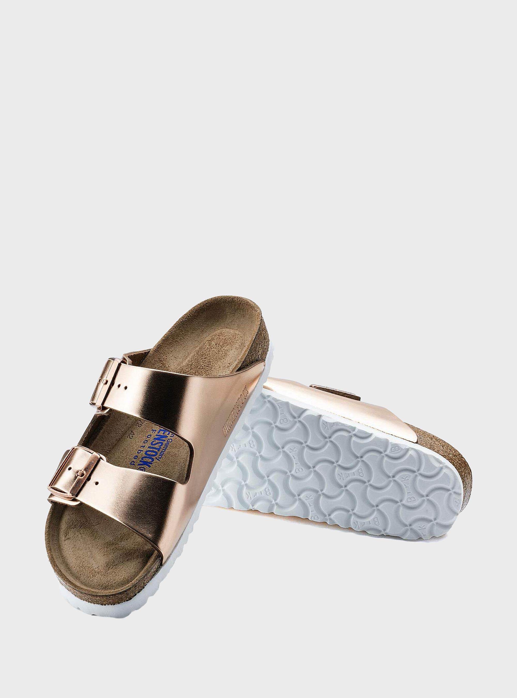 Birkenstock Arizona Soft Footbed Regular Fit Sandals - Copper