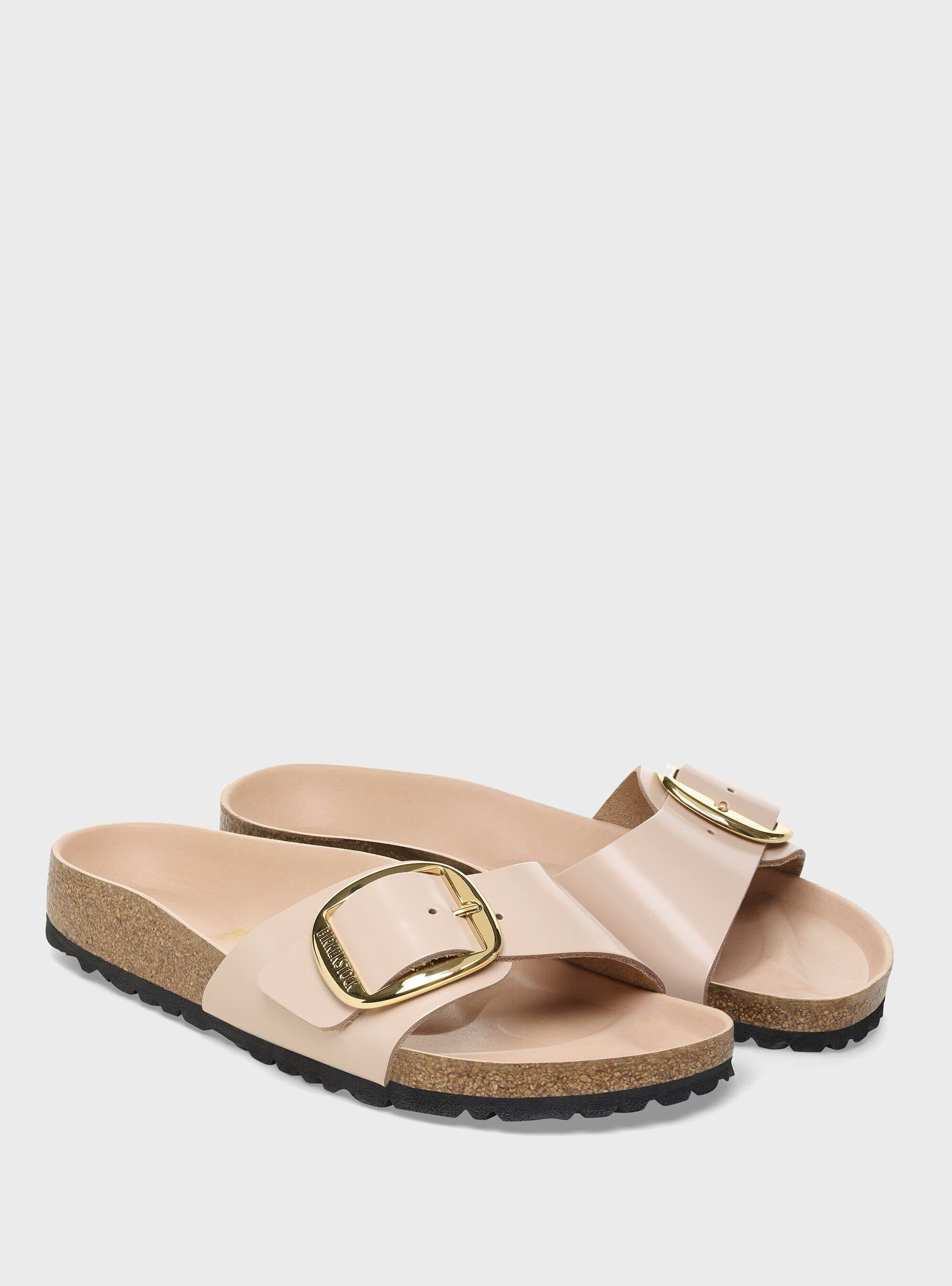 Birkenstock Madrid Big Buckle Regular Fit Sandals - Light Beige