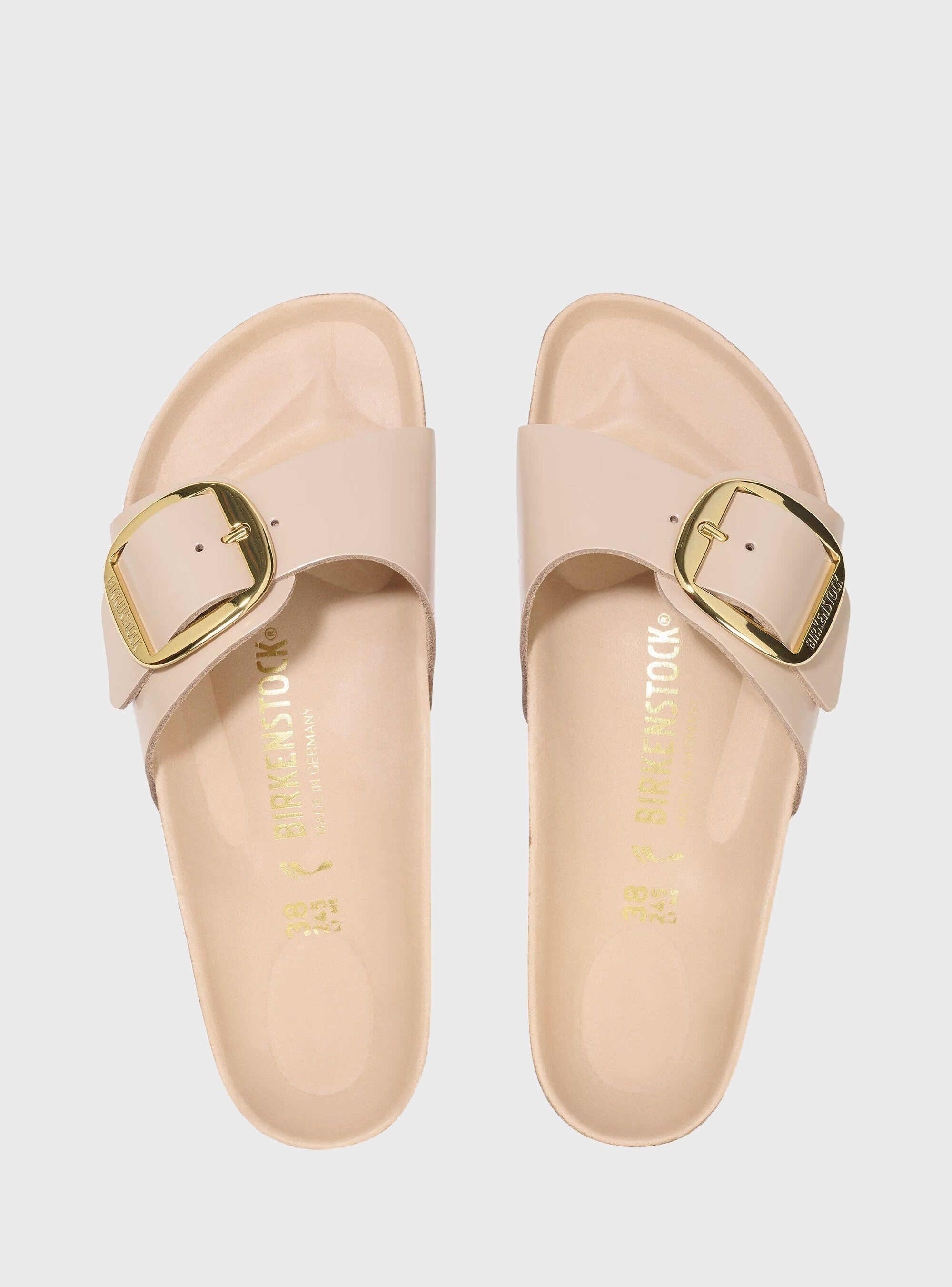 Birkenstock Madrid Big Buckle Regular Fit Sandals - Light Beige