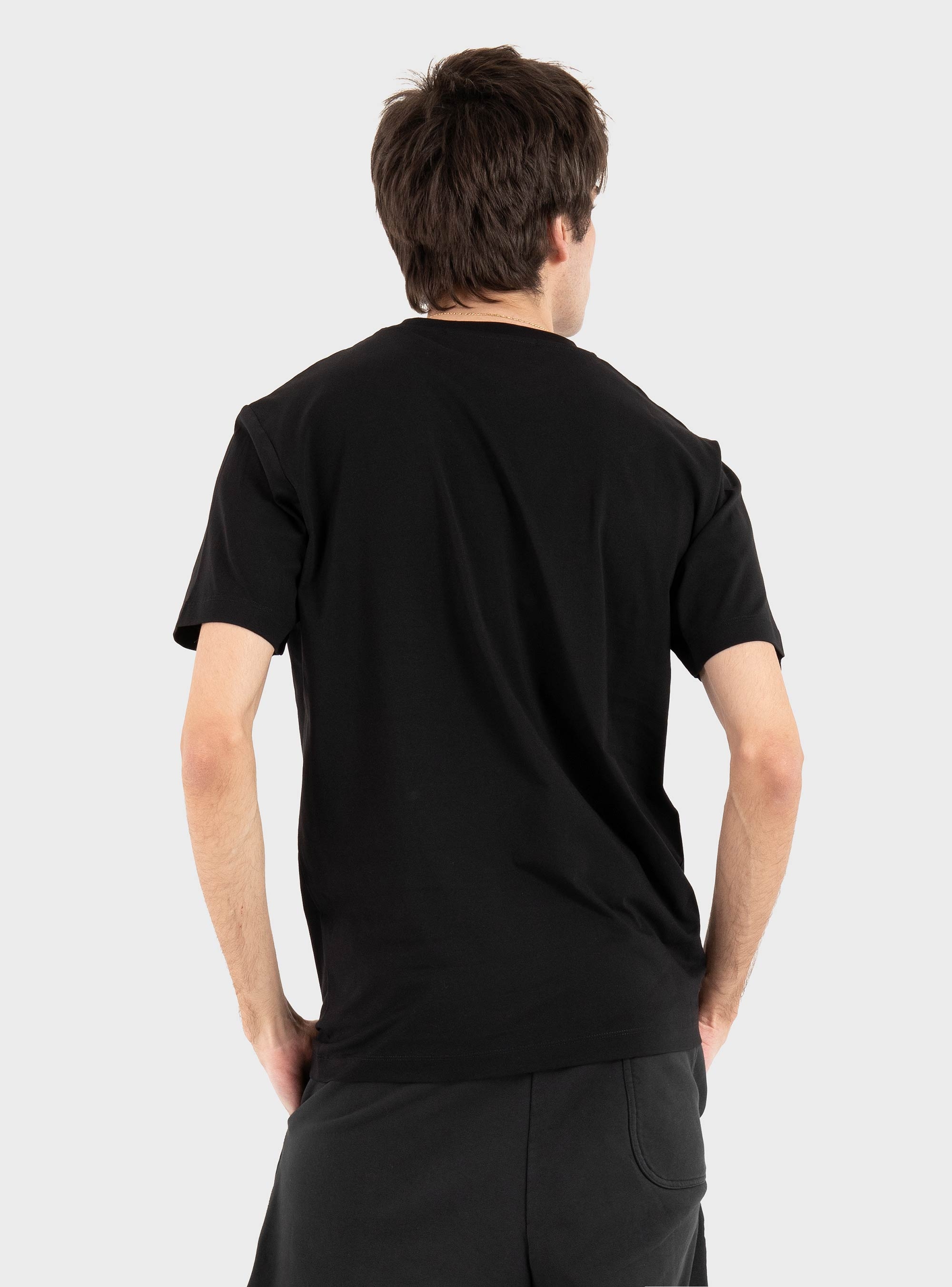 Karl Lagerfeld Embossed Quote T-Shirt - Black