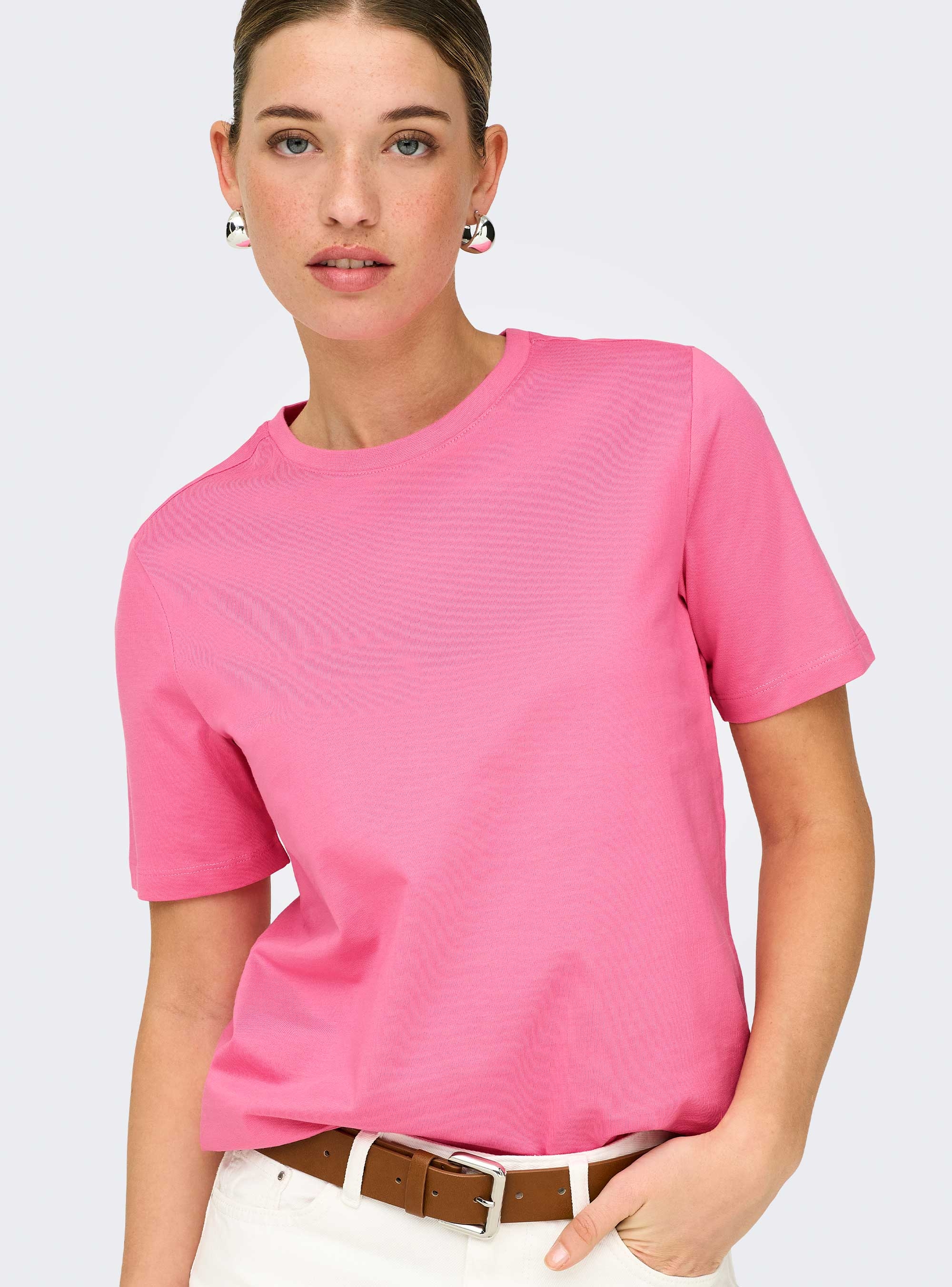 Only Freja T-Shirt - Pink