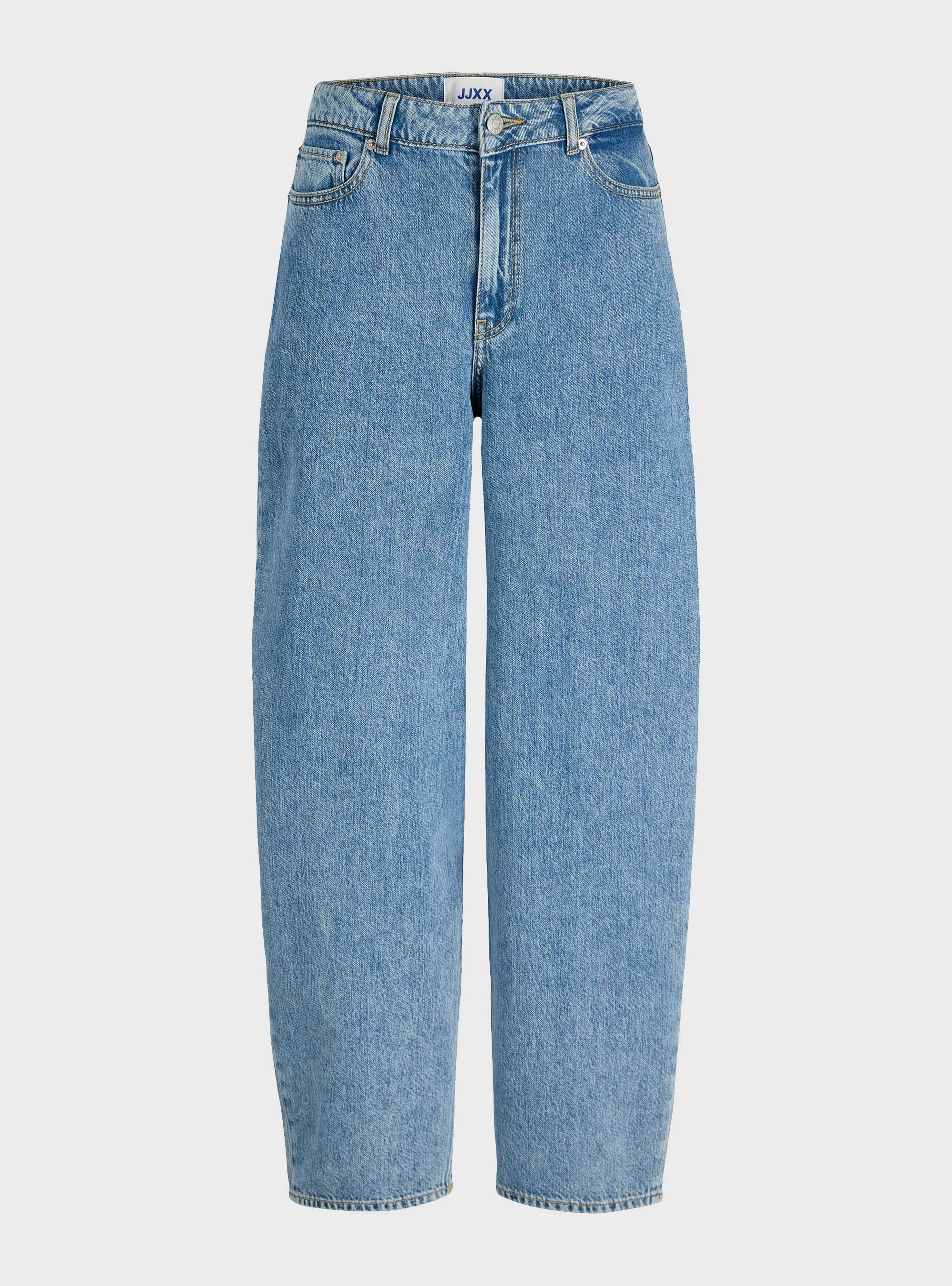 JJXX Fuji Barrel Mid Waist R200 Jeans - Light Aged Denim