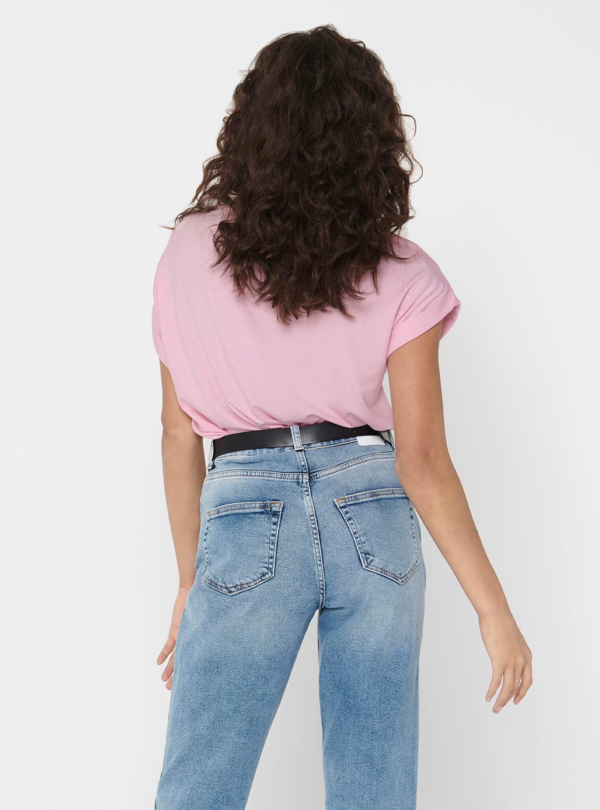 Only Moster O-Neck Top - Pink