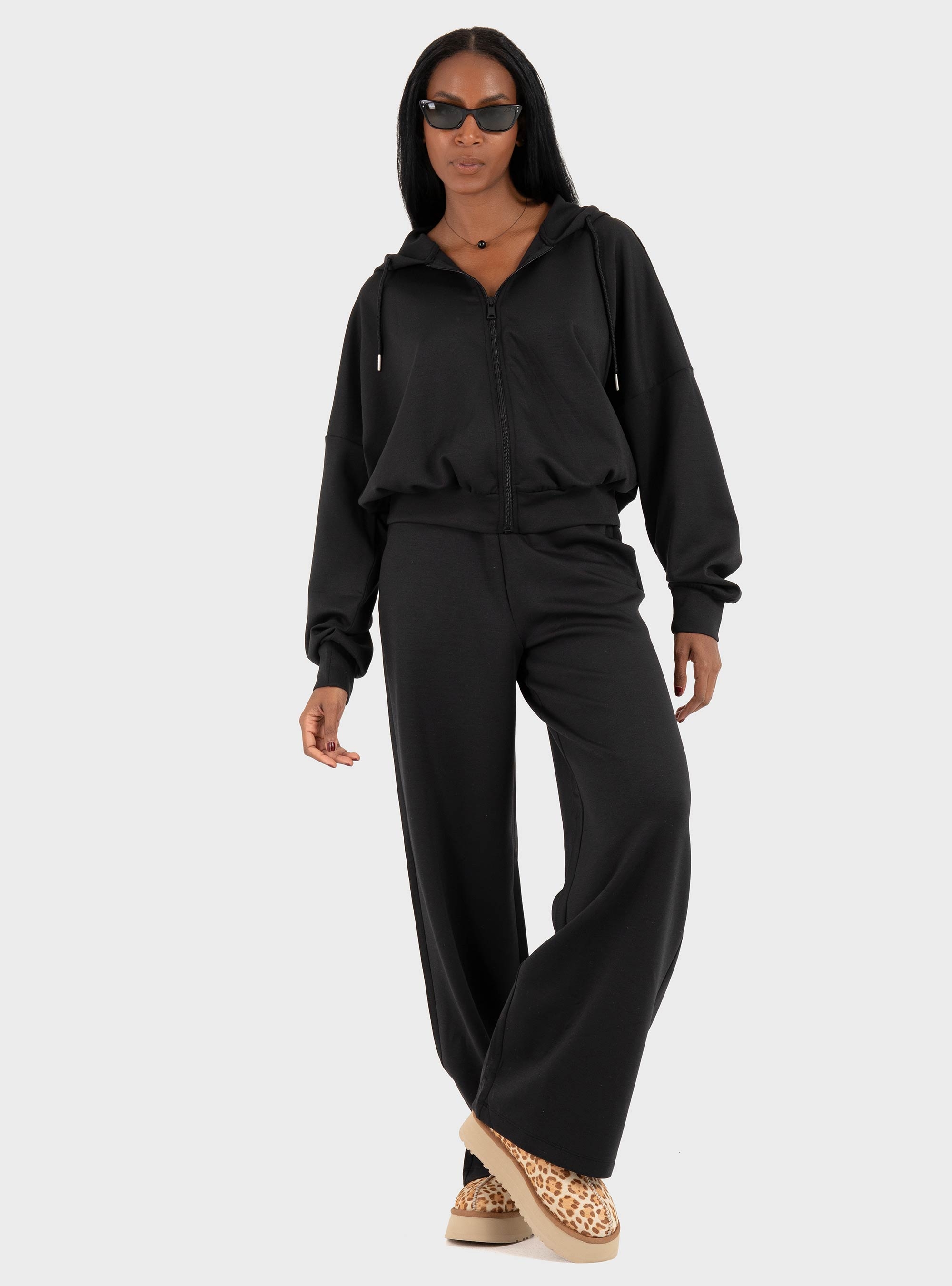 Only Alina Straight Leg Pants - Black