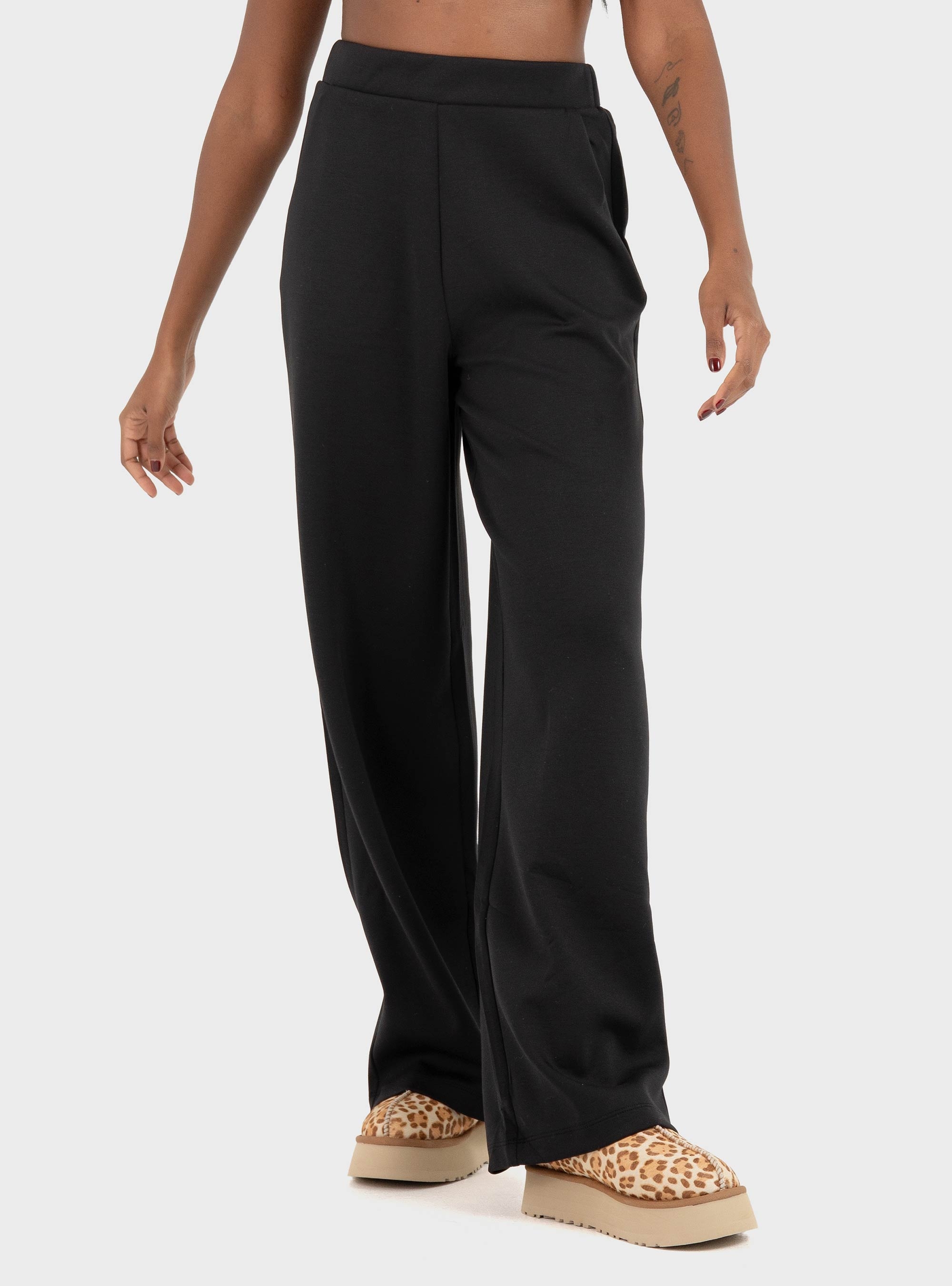 Only Alina Straight Leg Pants - Black