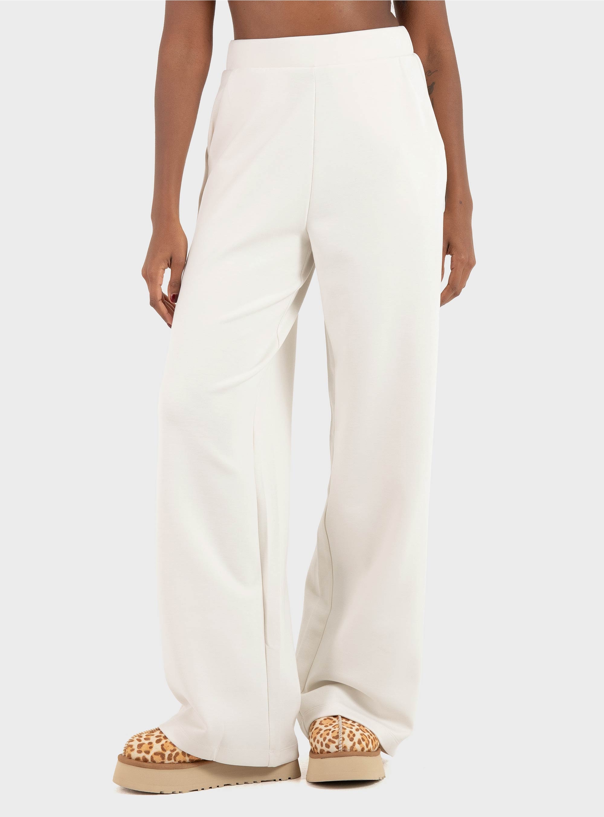 Only Alina Straight Leg Pants - Ecru