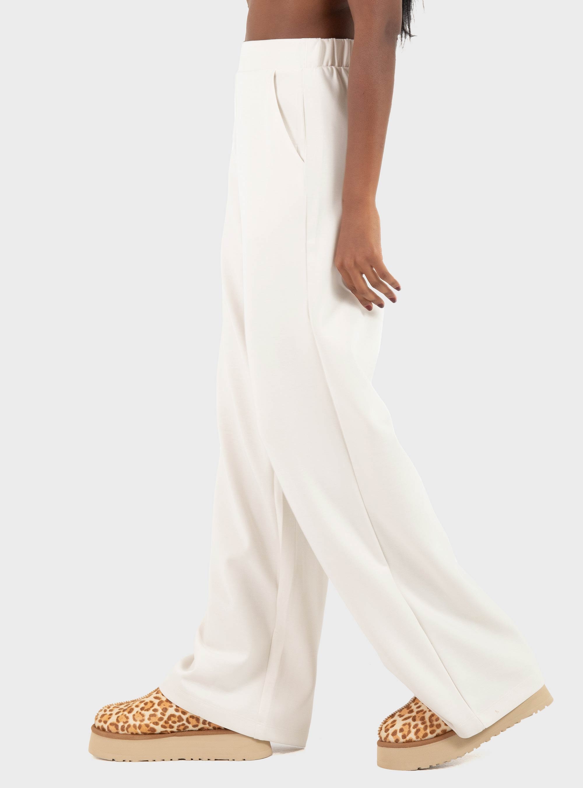 Only Alina Straight Leg Pants - Ecru