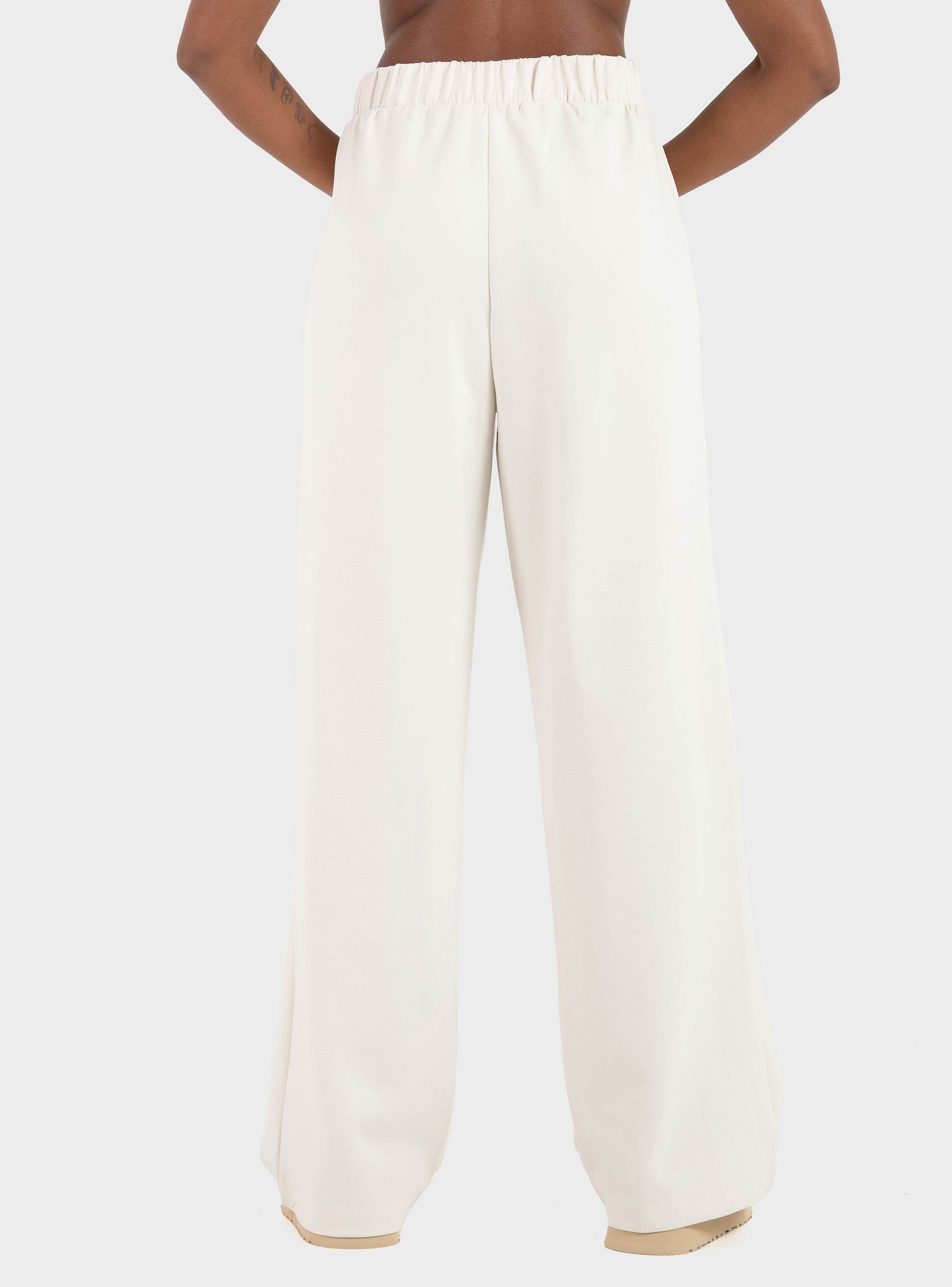 Only Alina Straight Leg Pants - Ecru