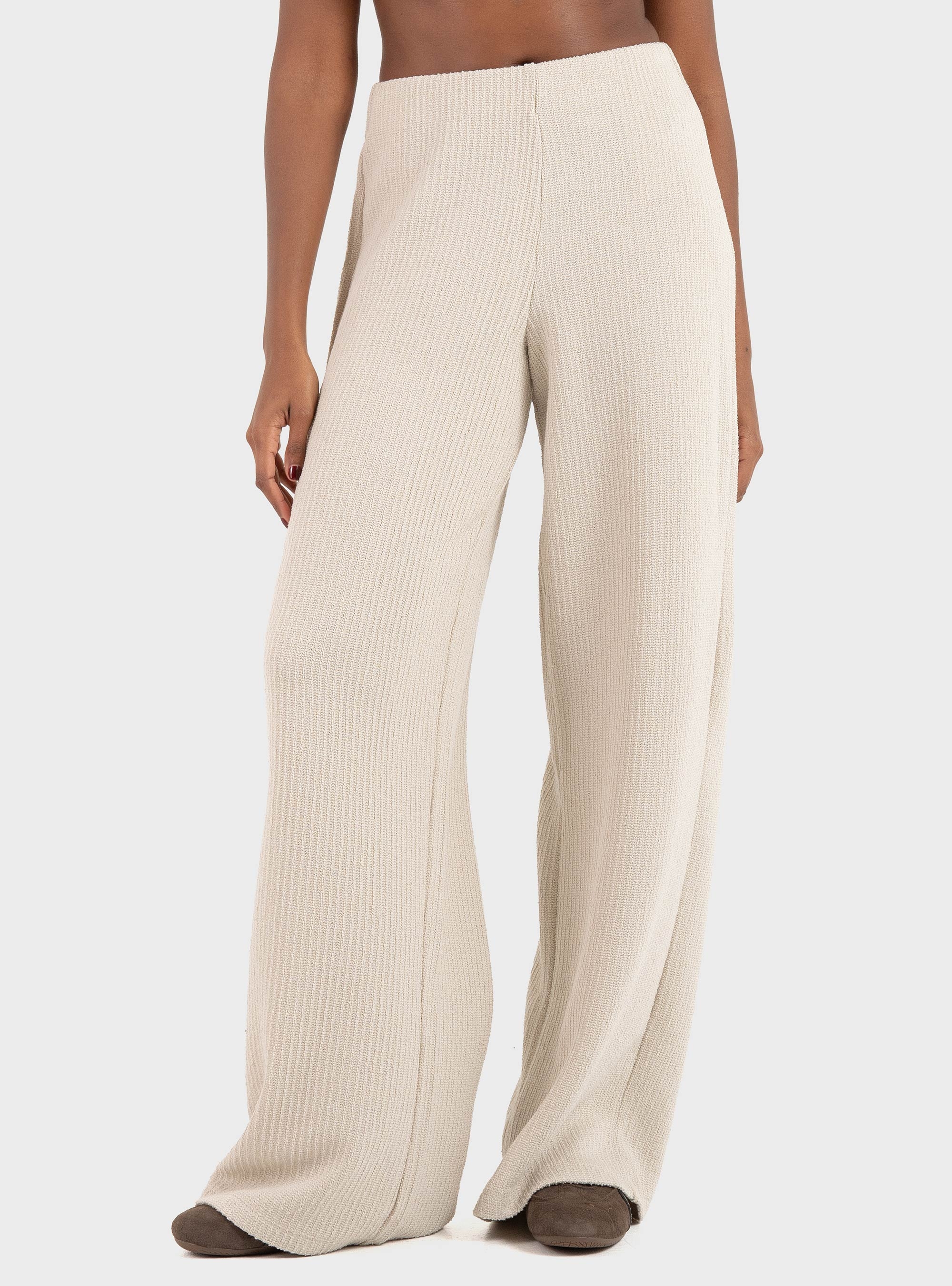 Only Vicki Wide Sweat Pants - Pumice Stone