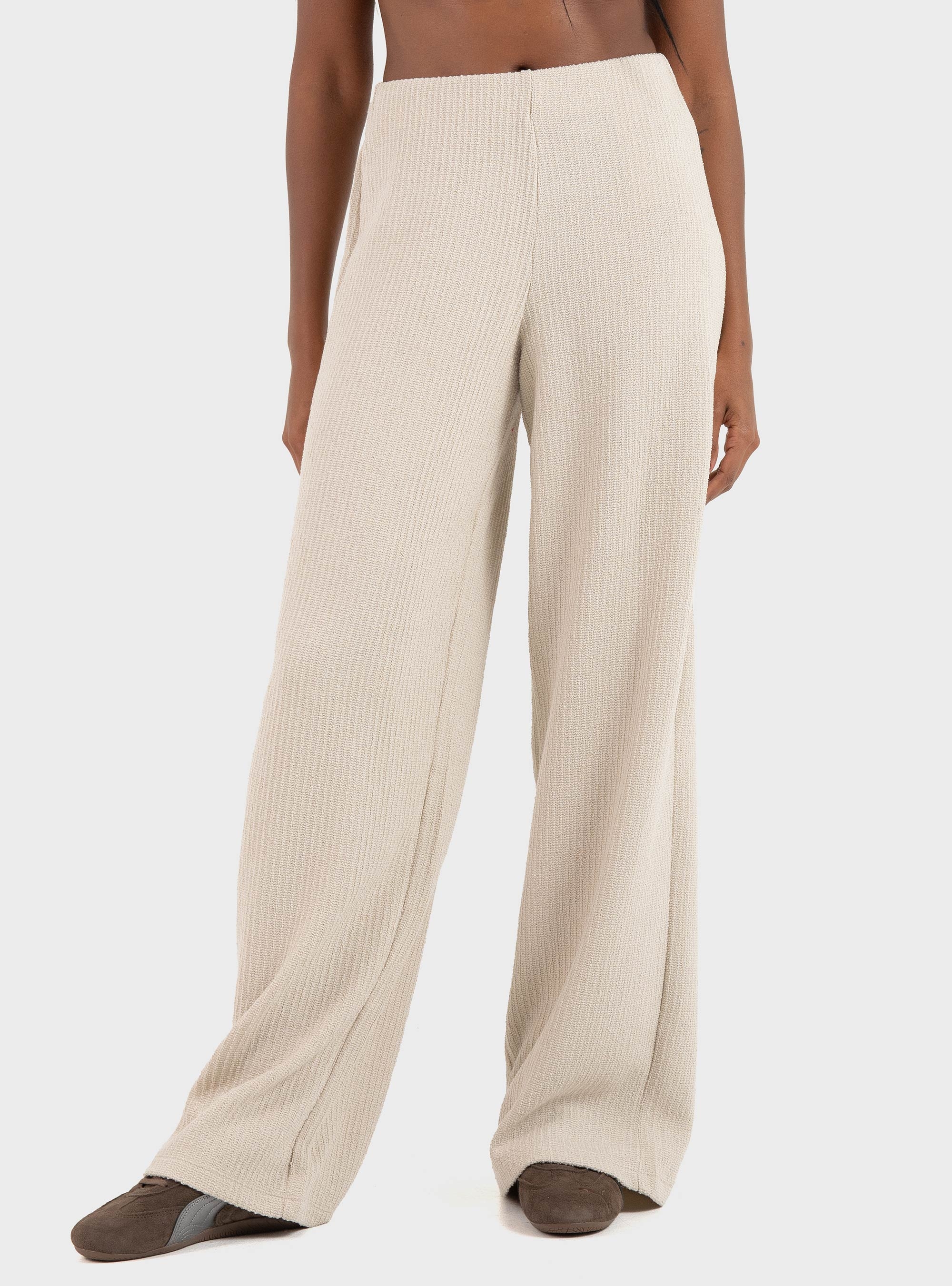 Only Vicki Wide Sweat Pants - Pumice Stone