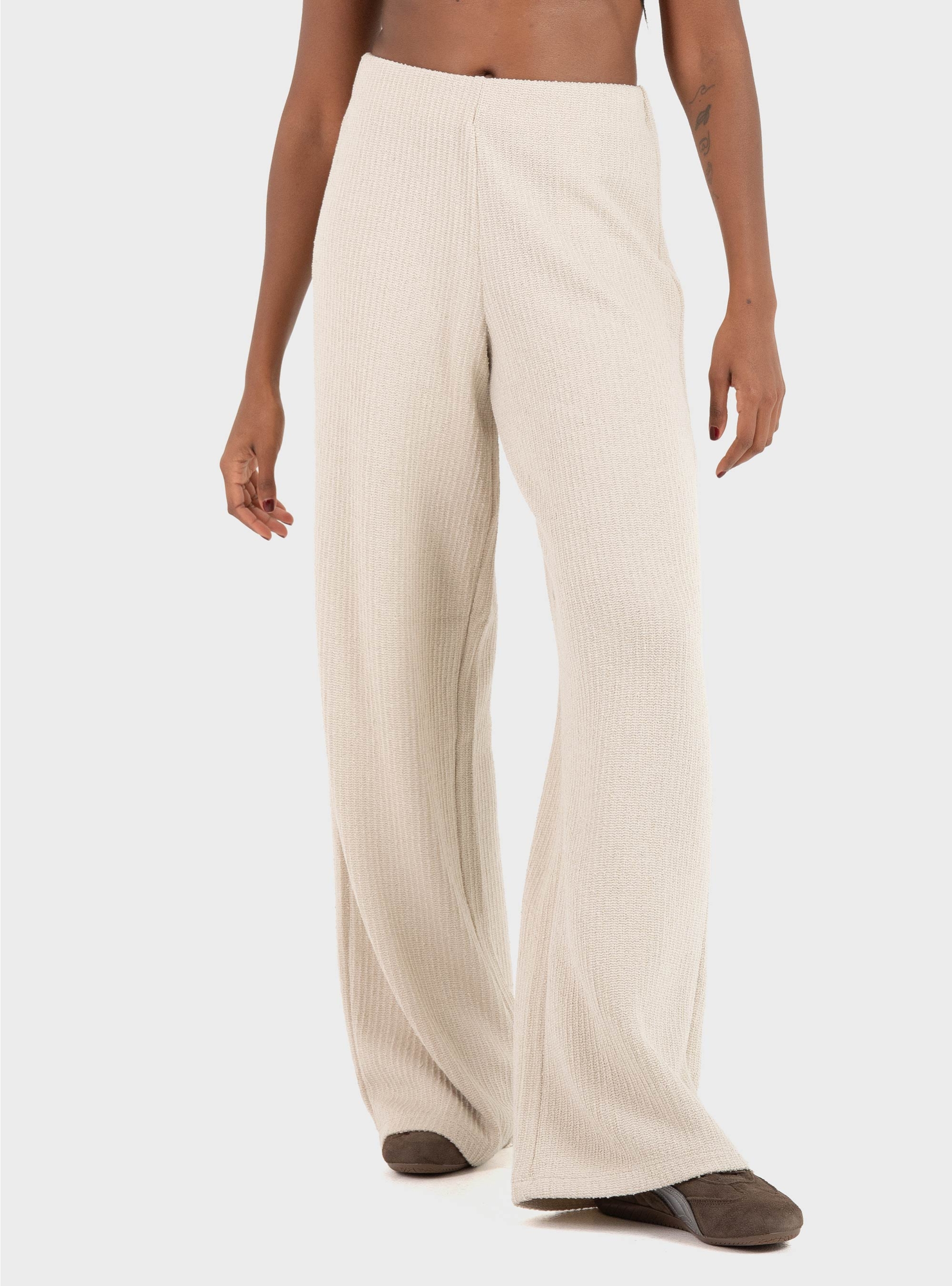 Only Vicki Wide Sweat Pants - Pumice Stone