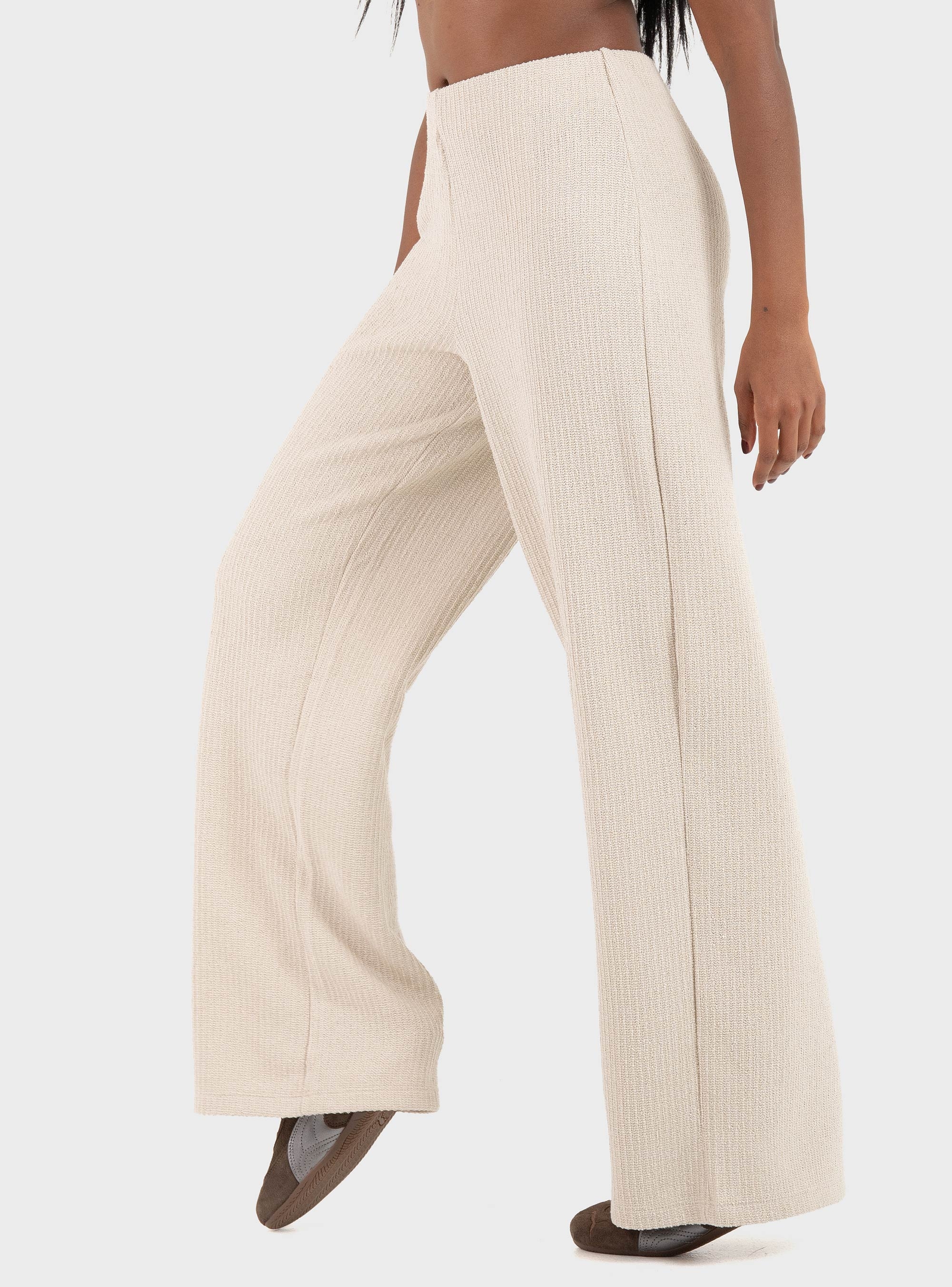 Only Vicki Wide Sweat Pants - Pumice Stone