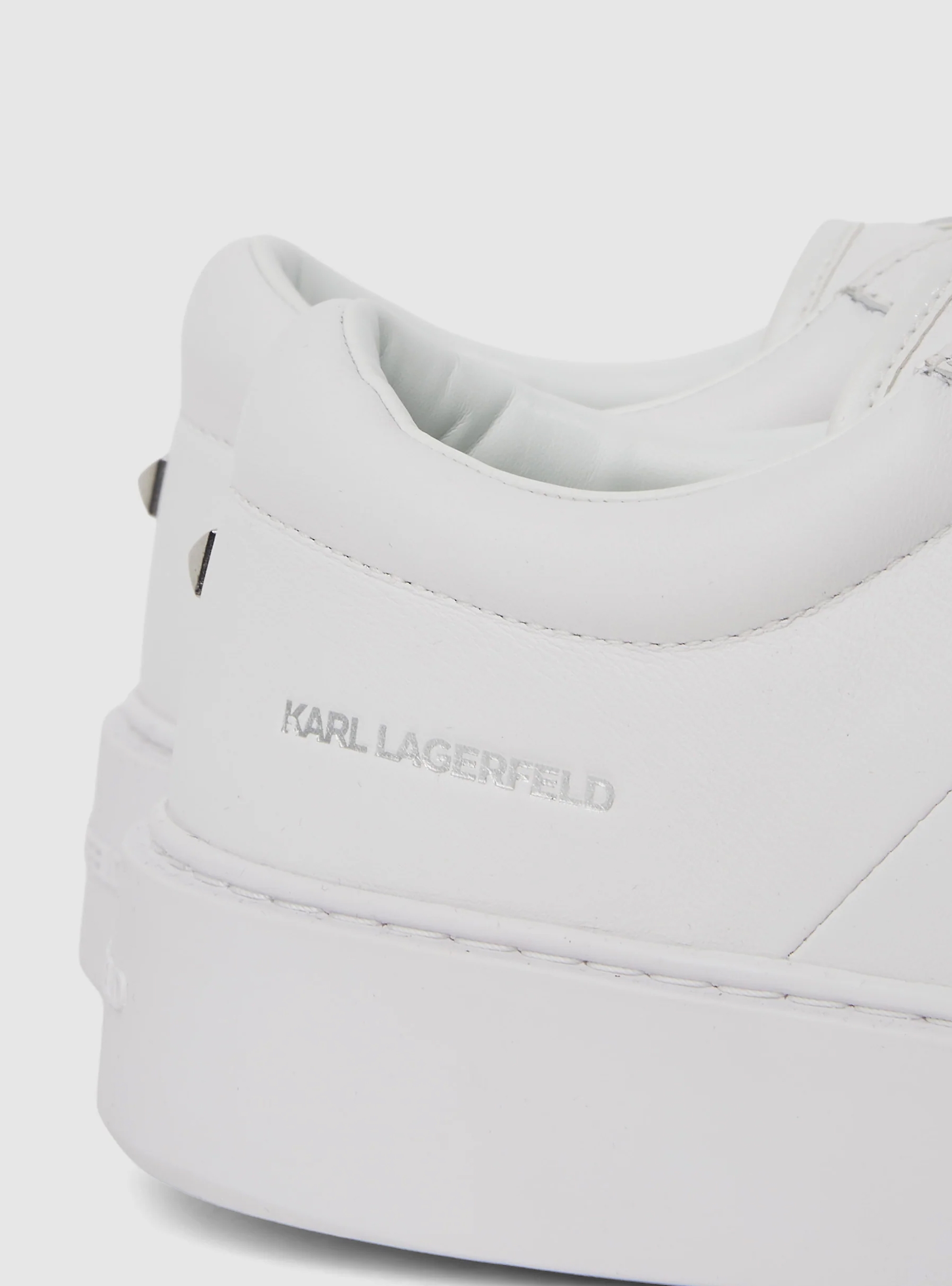 Karl Lagerfeld Flint Ii U-Front Lo Lace Sneakers - White