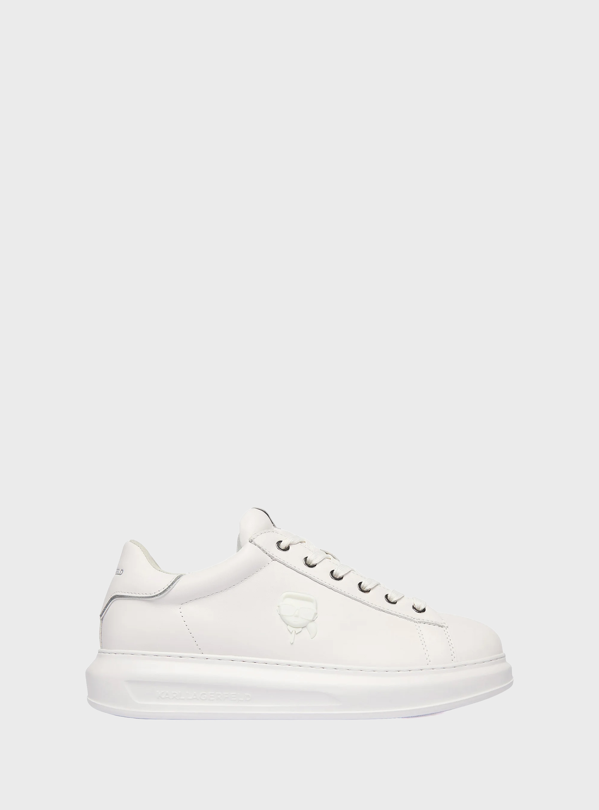 Karl Lagerfeld Kapri Nft Relief Lo Lace Sneakers - White