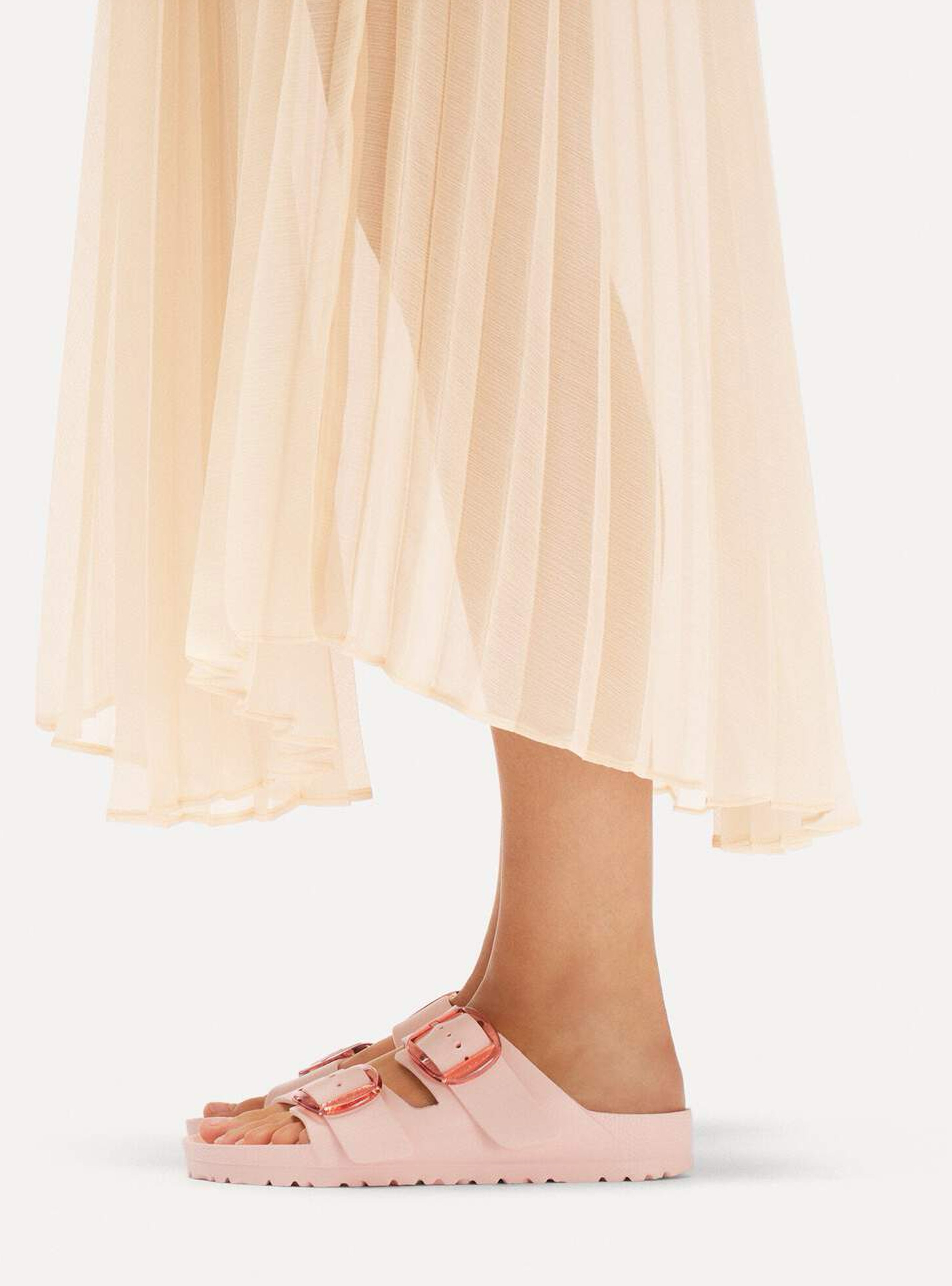 Birkenstock Arizona Big Buckle Eva Narrow Fit Sandals - Pale Pink