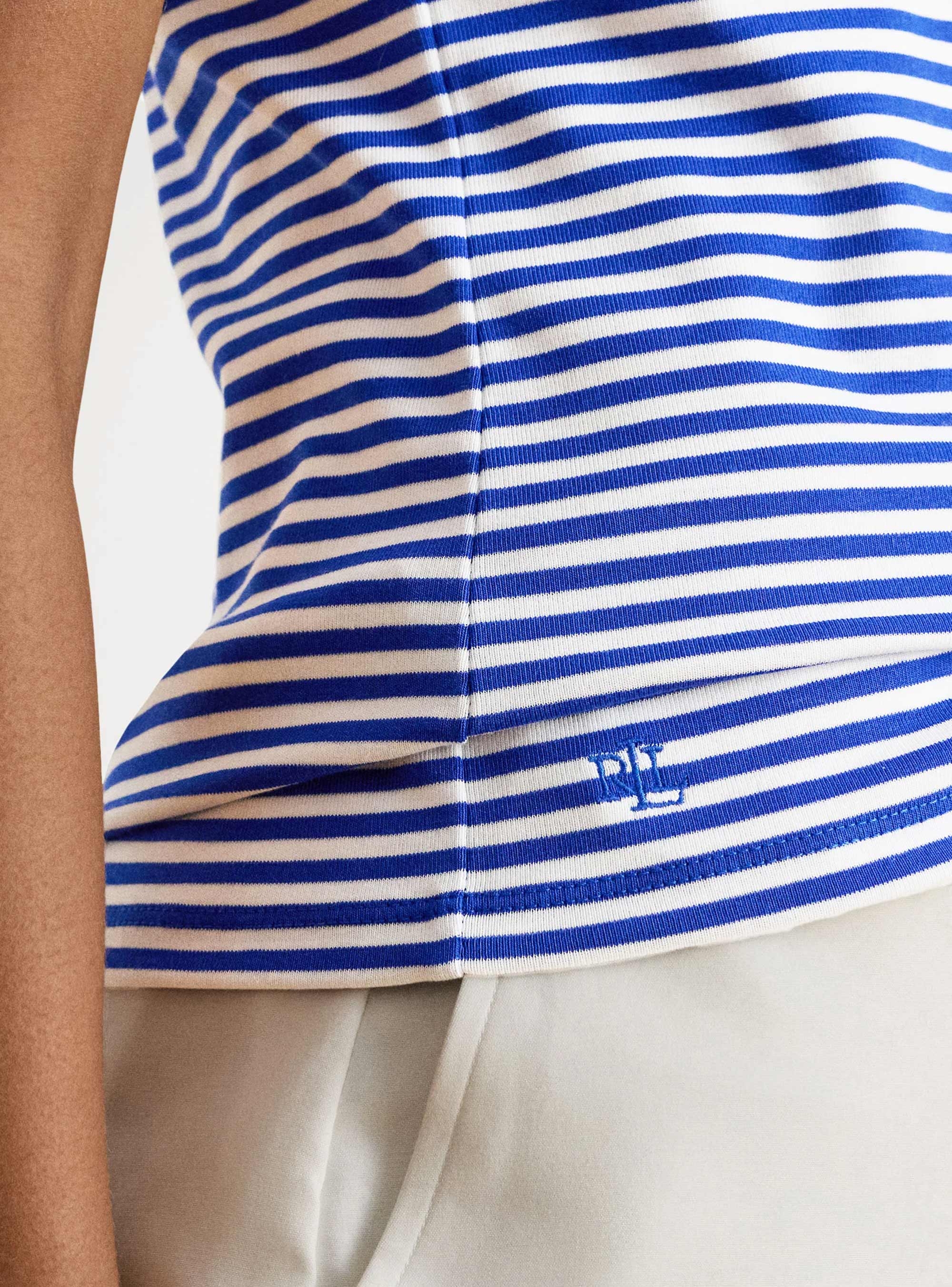 LAUREN Ralph Lauren Alli Rib T-Shirt - Royal Blue