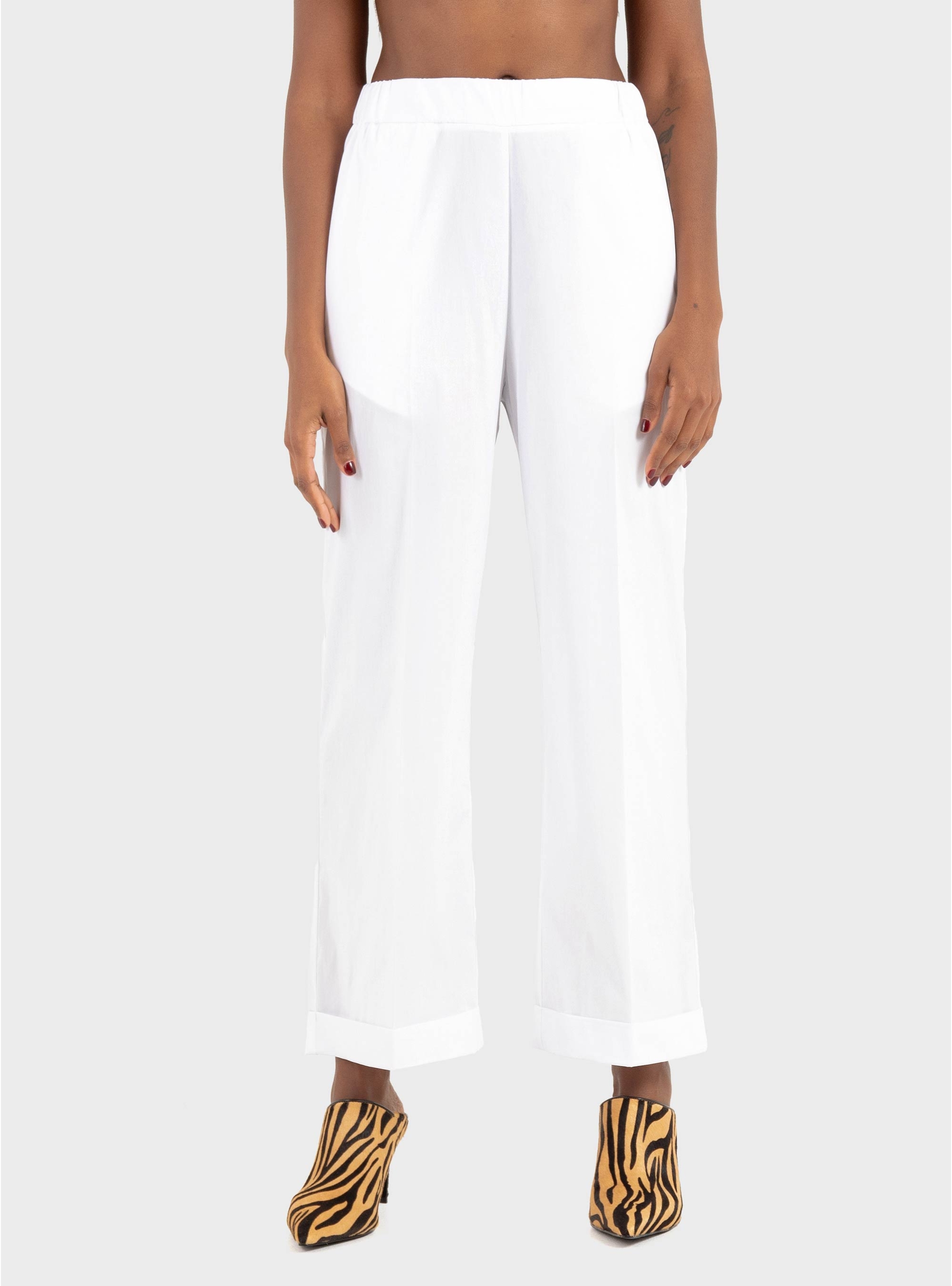 Mei Mei J Loose Pants - White