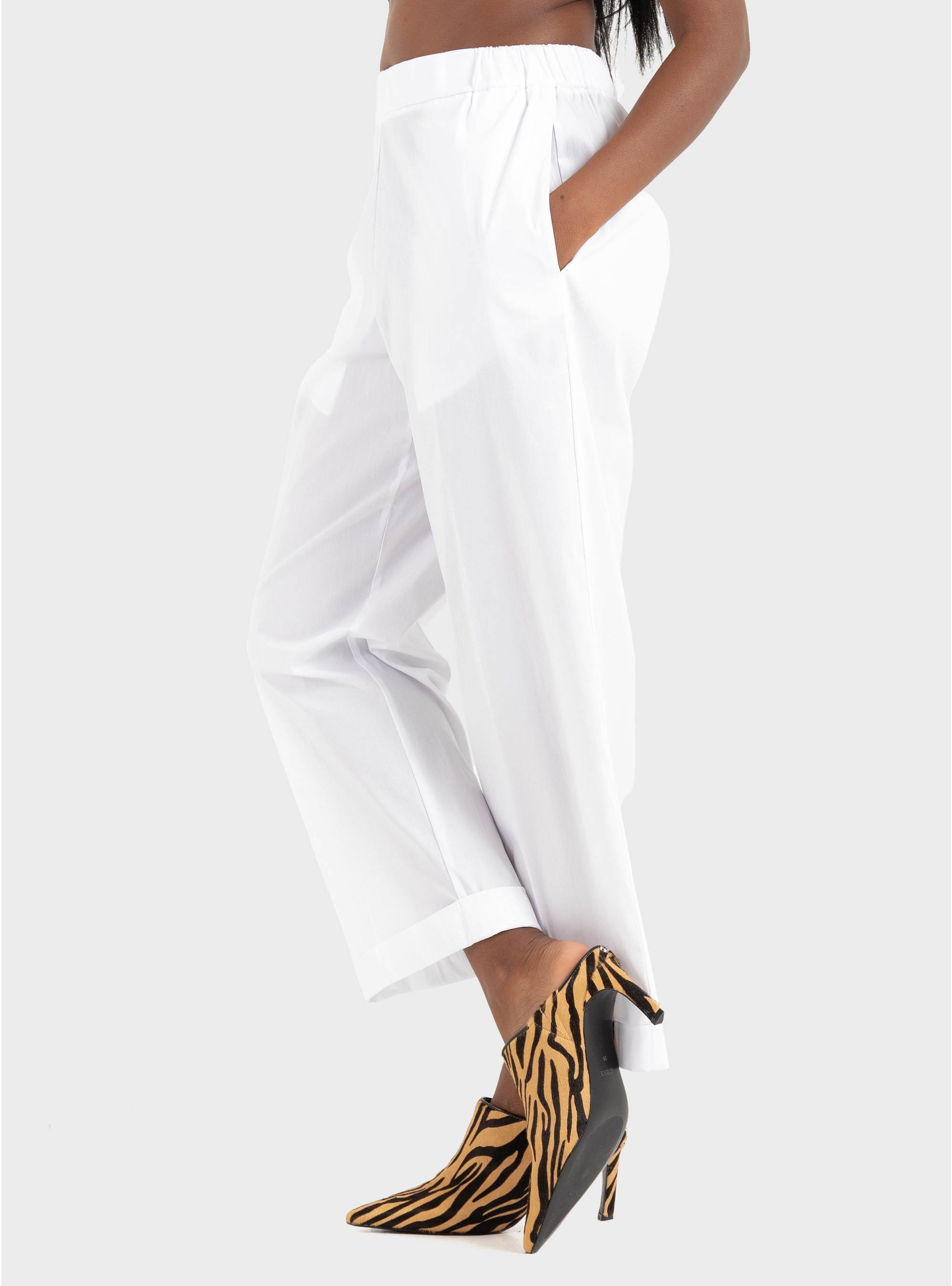 Mei Mei J Loose Pants - White