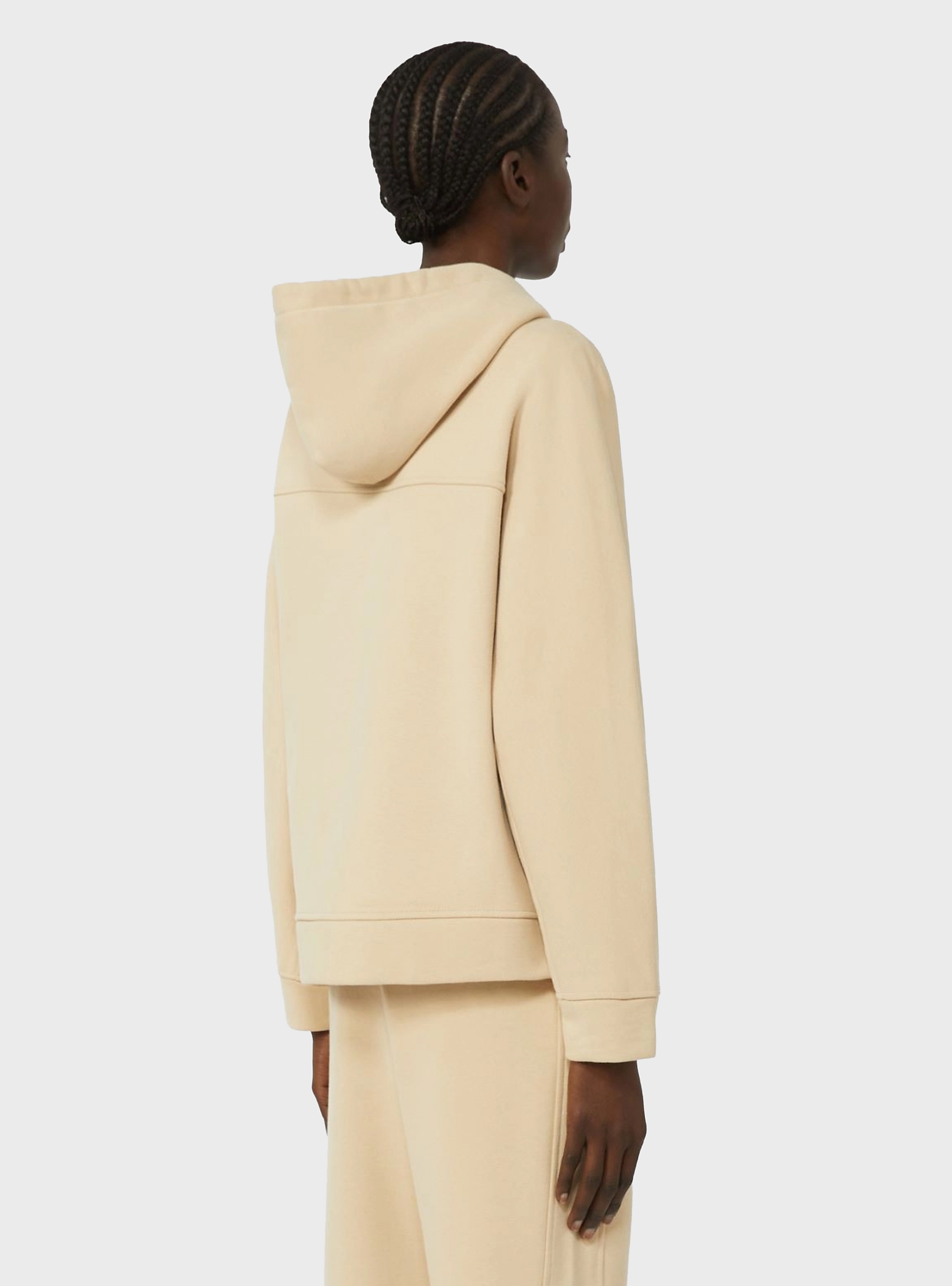 Weekend Max Mara Cotton zip-up sweatshirt - Sand