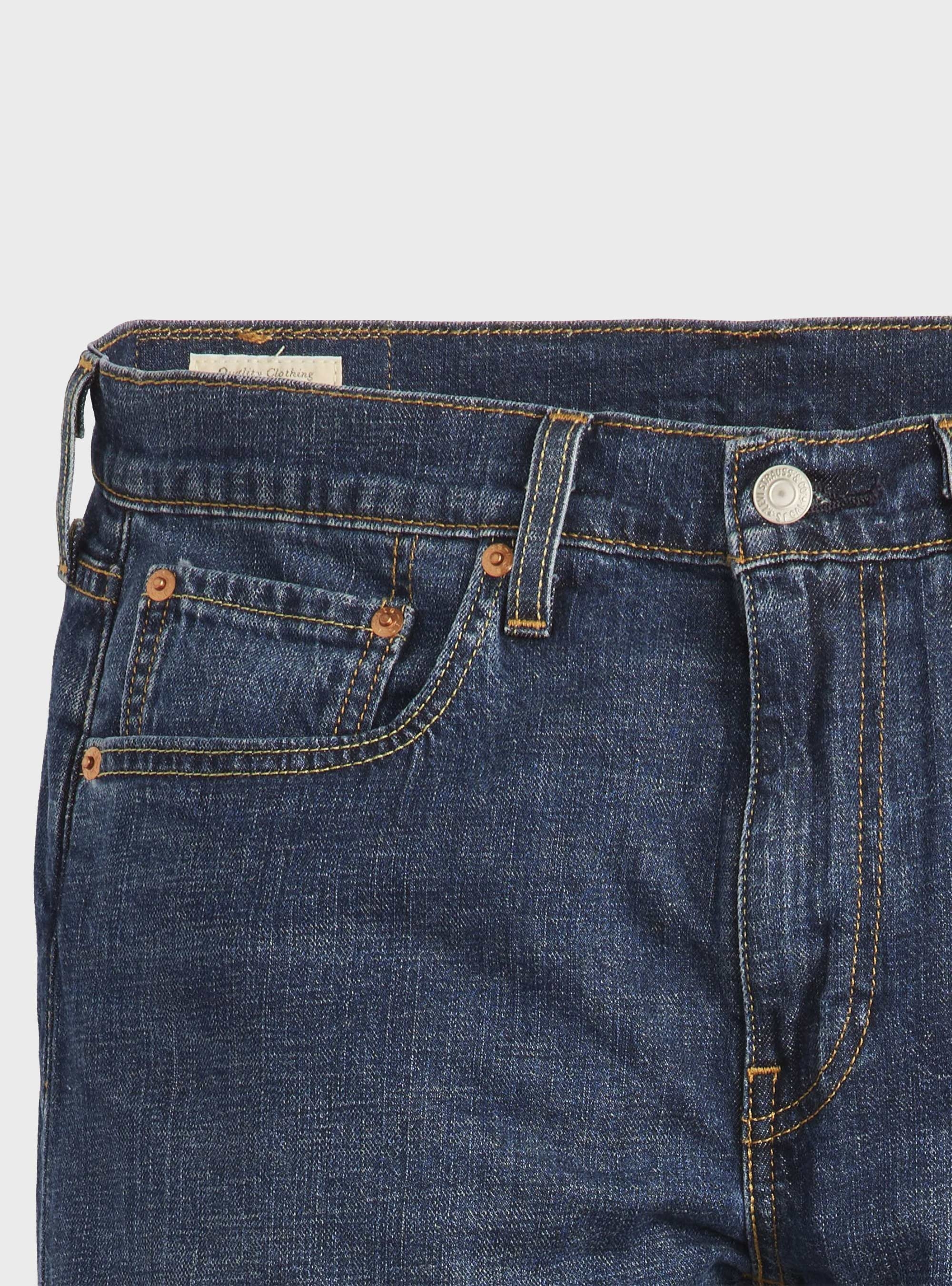 Levi's 502™ Taper Lightweight Linen Denim Jeans - Dark Aged Denim