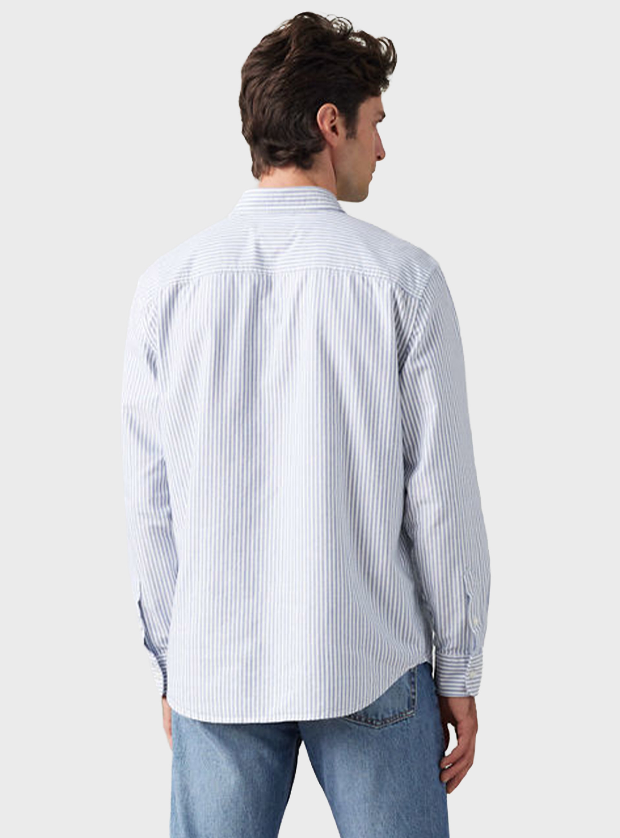 Levi's Authentic Button Down Shirt - Striped Light Blue