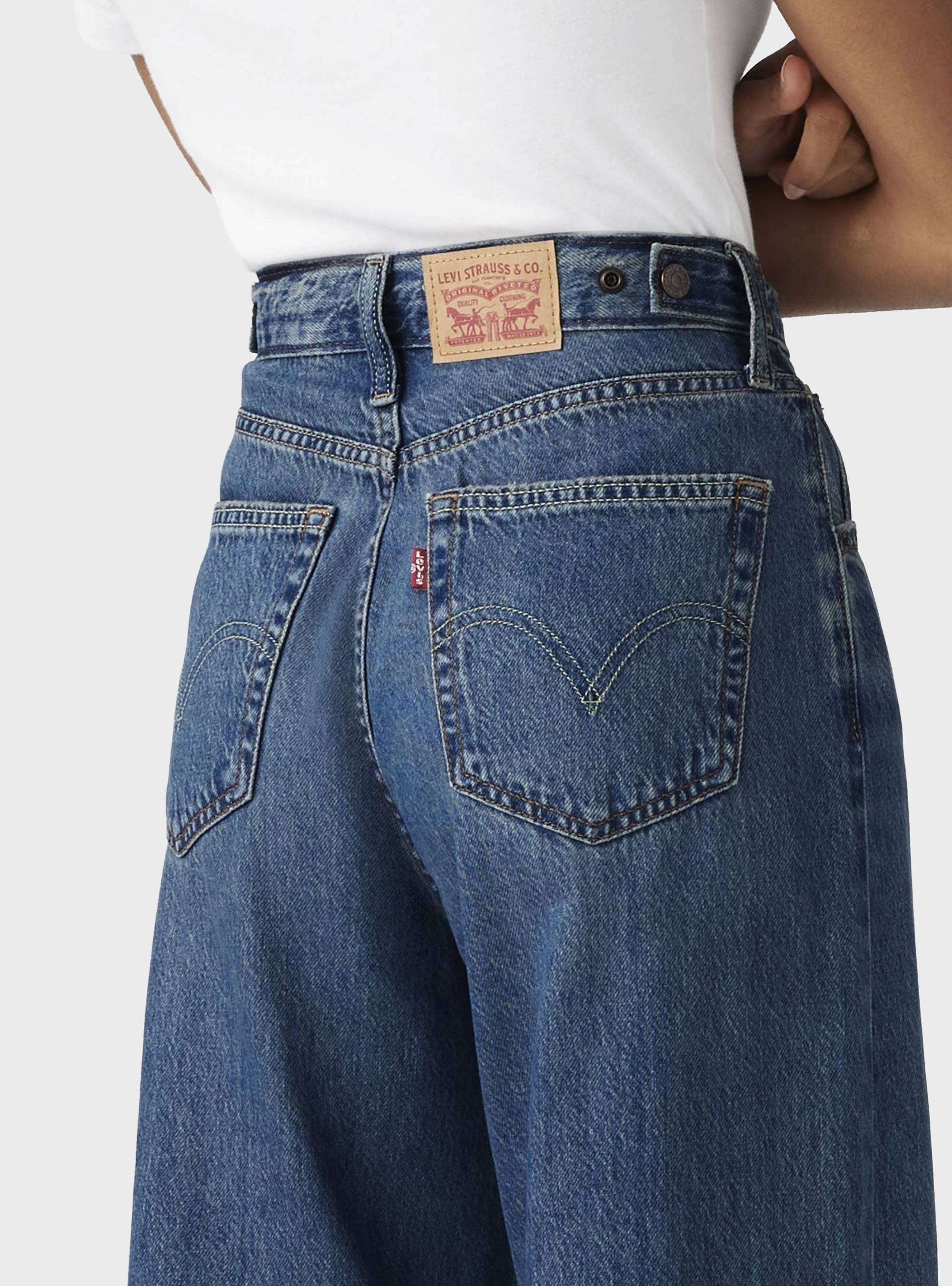 Levi's Cinch Baggy Lightweight Jeans - Dark Aged Denim