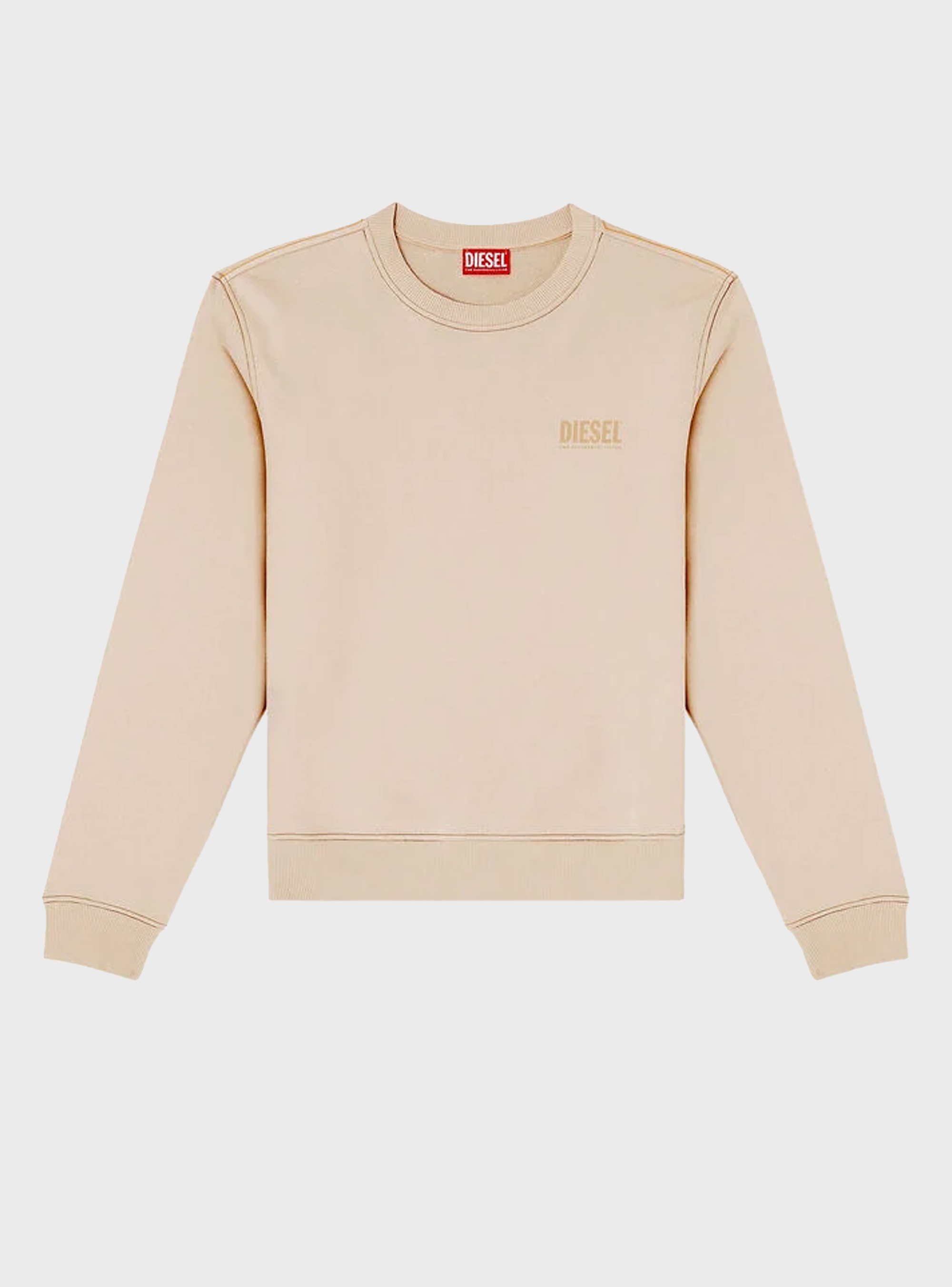 Diesel S-GINN-V1 SWEAT-SHIRT - Beige