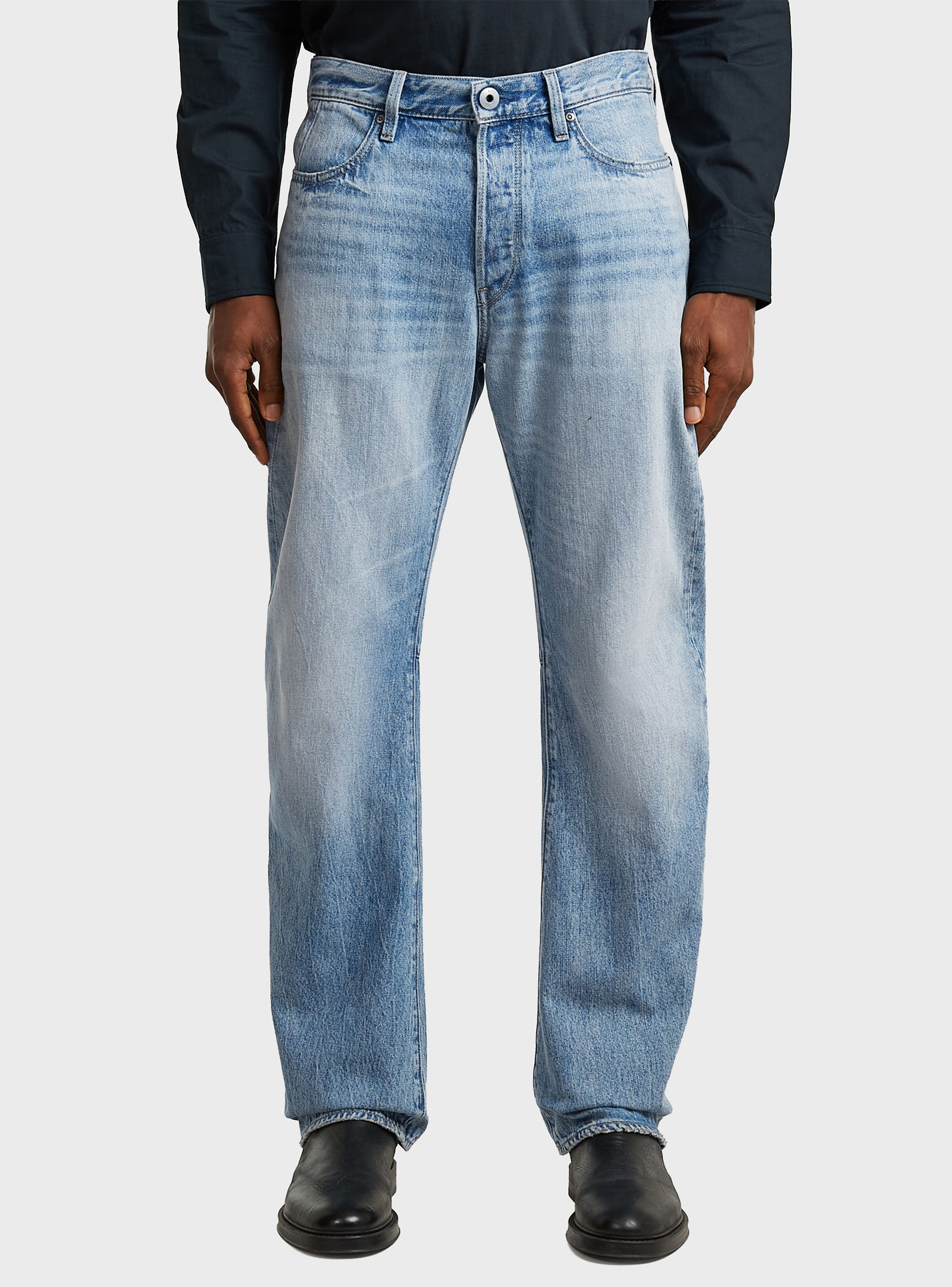 G-Star Contor 3D Regular Jeans - Medium Aged Denim