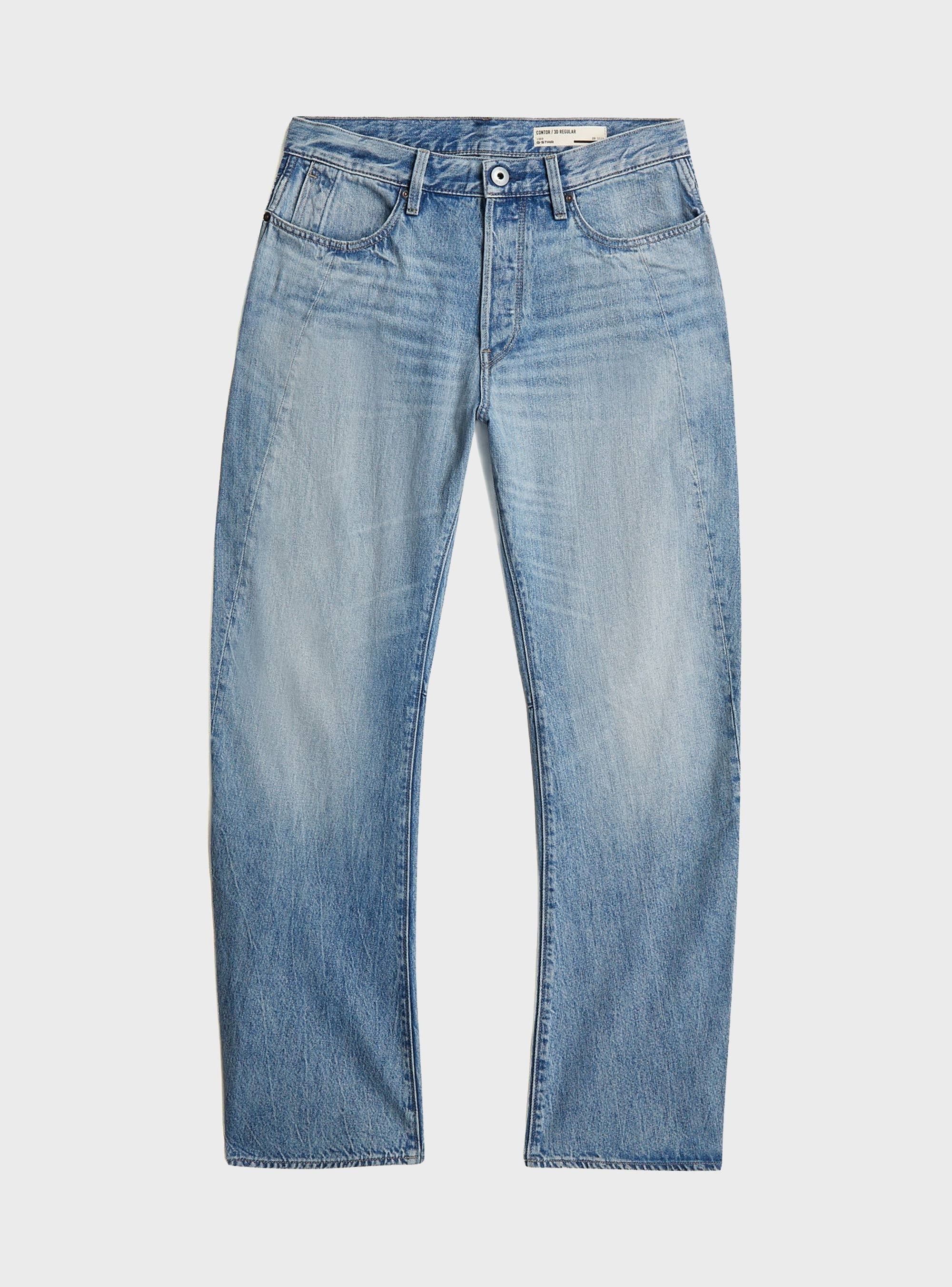 G-Star Contor 3D Regular Jeans - Medium Aged Denim