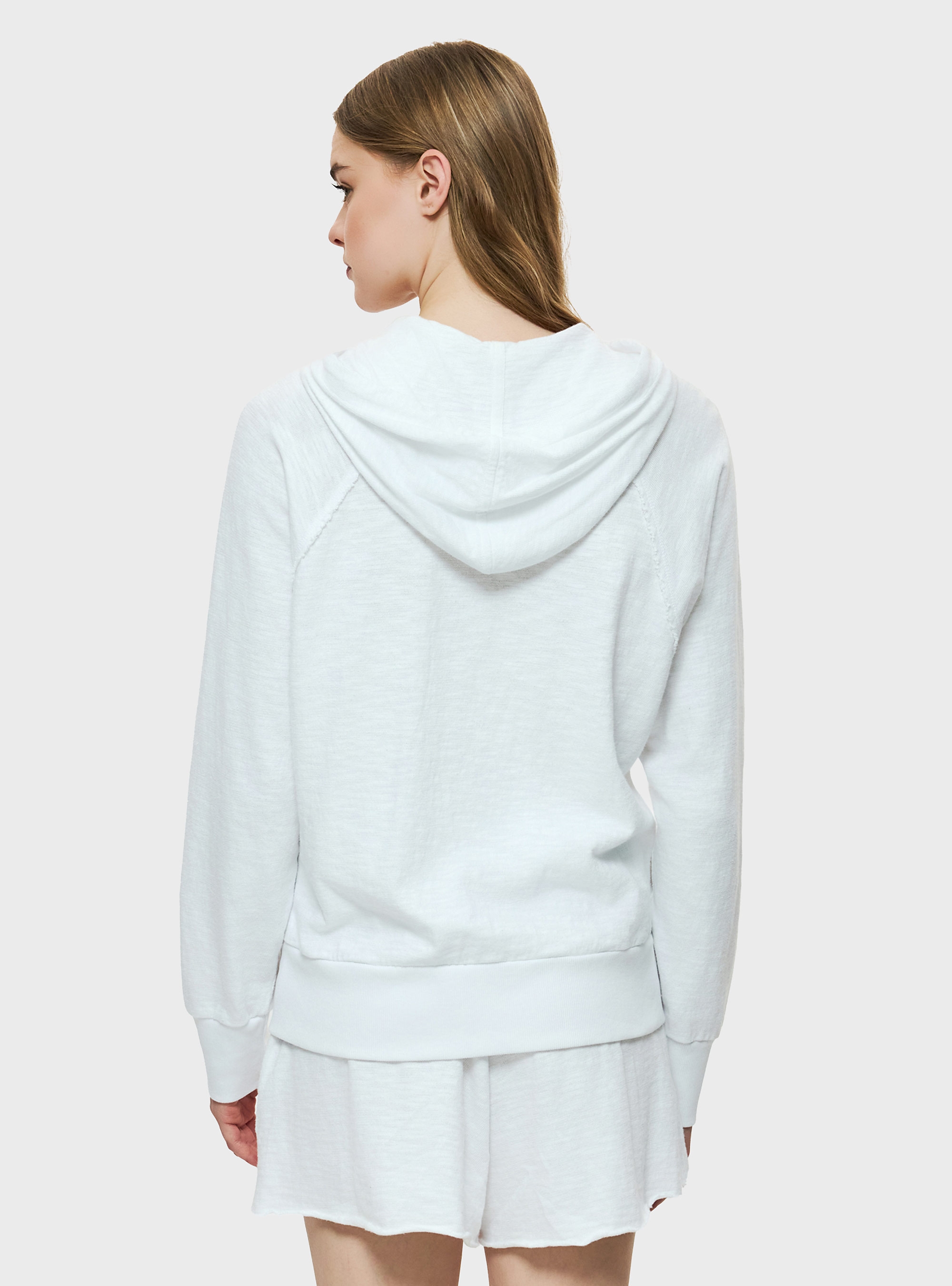 Dirty Laundry Regular Raglan Fullzip - White