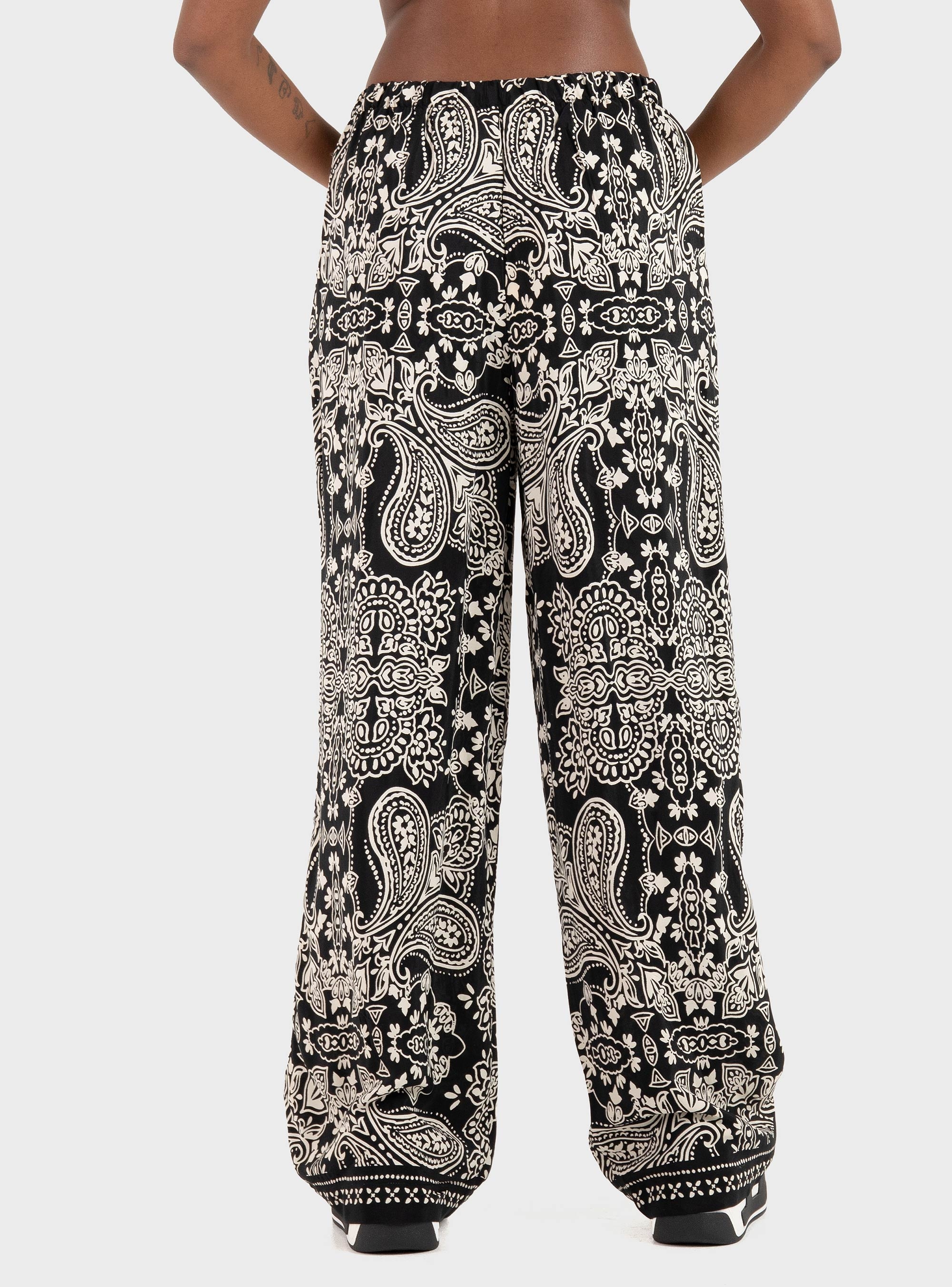 Only Emza Aja Pull Up Pants - Black