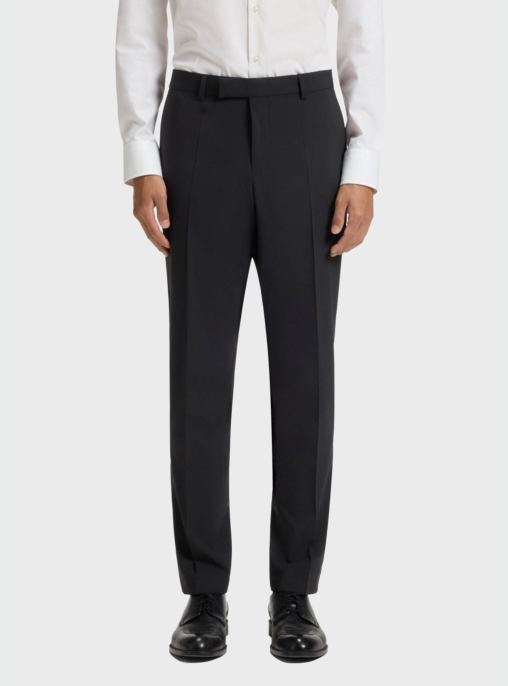 BOSS Slim-Fit Suit Trousers In A Wool Blend  H-Gio-MM-C-NF - Black