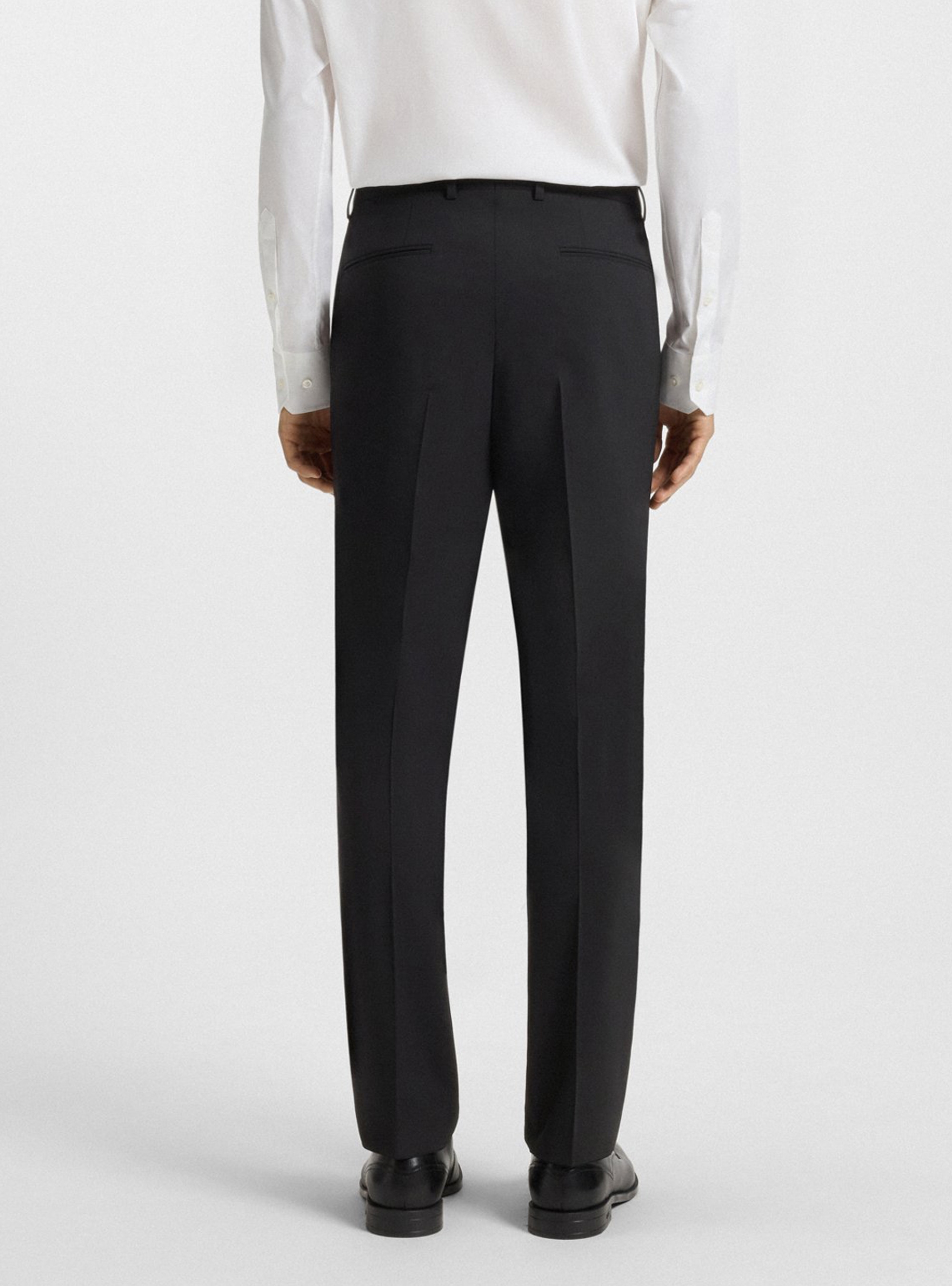 BOSS Slim-Fit Suit Trousers In A Wool Blend  H-Gio-MM-C-NF - Black