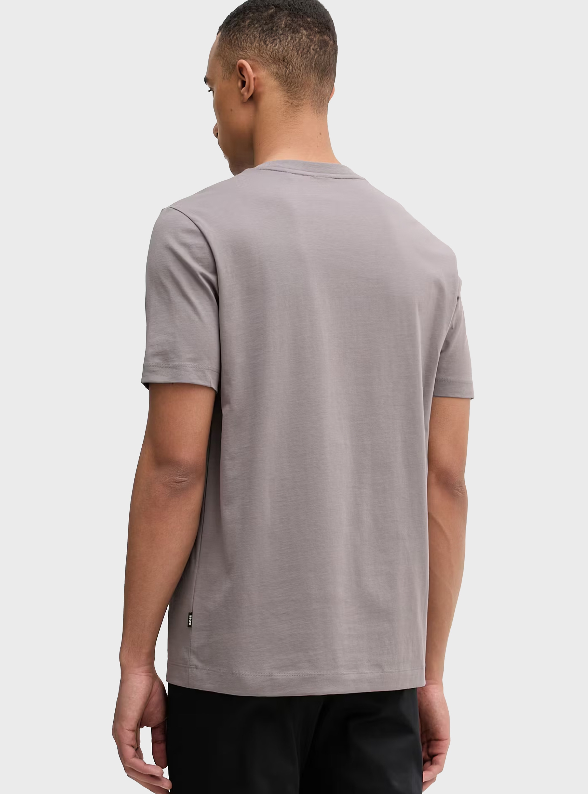 BOSS Cotton-Jersey T-Shirt With Logo Detail  Thompson 01 - Purple