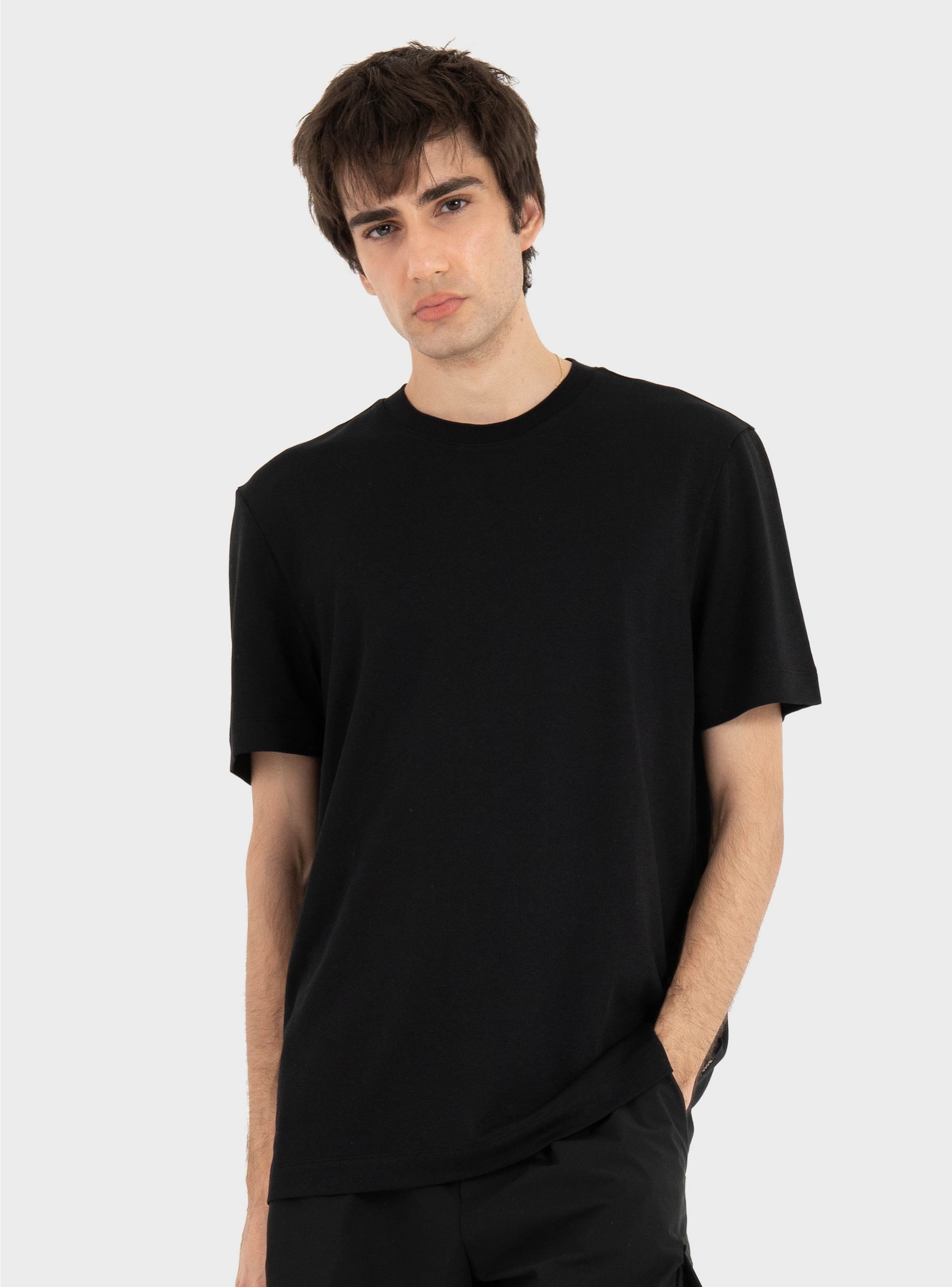 BOSS Regular-Fit T-Shirt In Soft Piqué  H-Thompson 205 - Black