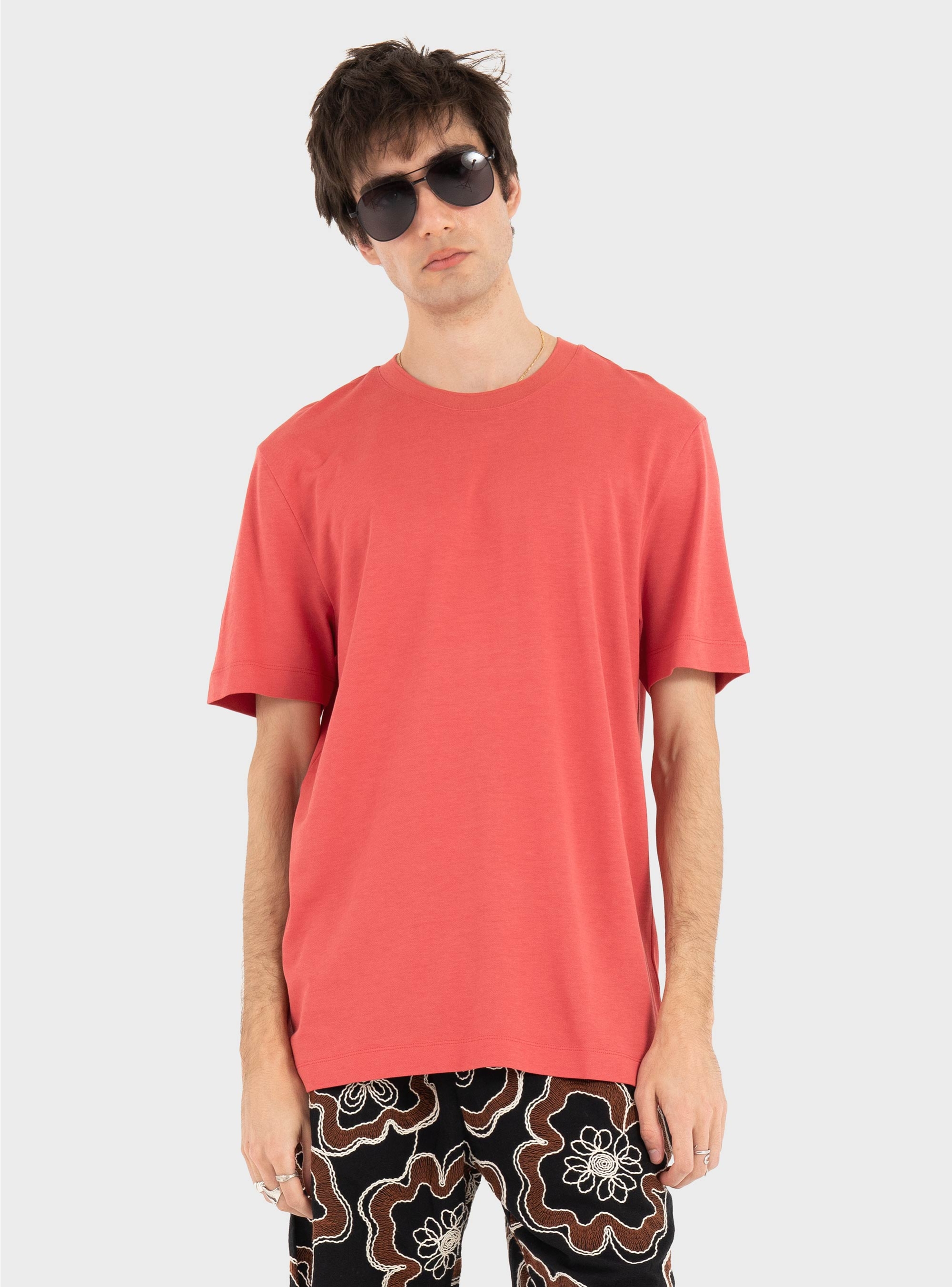 BOSS Regular-Fit T-Shirt In Soft Piqué  H-Thompson 205 - Pale Red