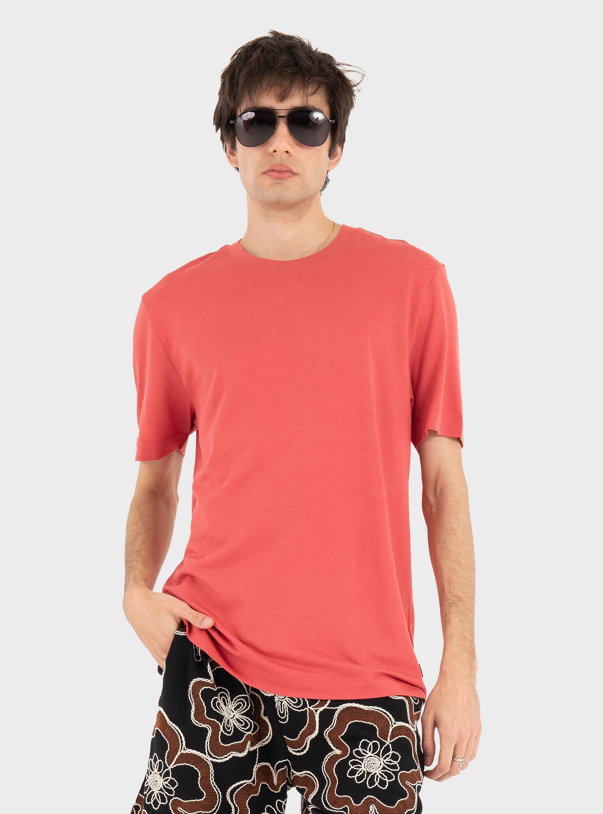 BOSS Regular-Fit T-Shirt In Soft Piqué  H-Thompson 205 - Pale Red