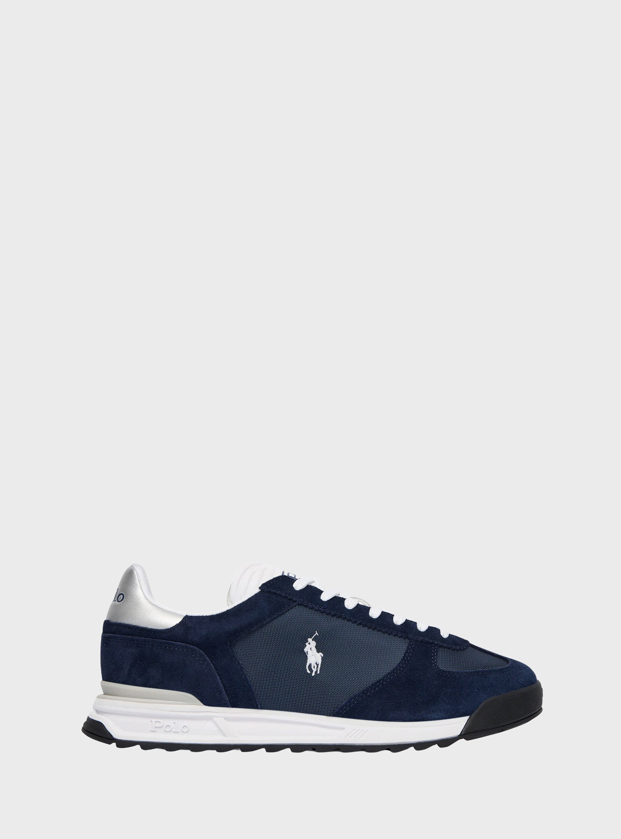 Polo Ralph Lauren Varick Suede & Oxford Trainers - Navy