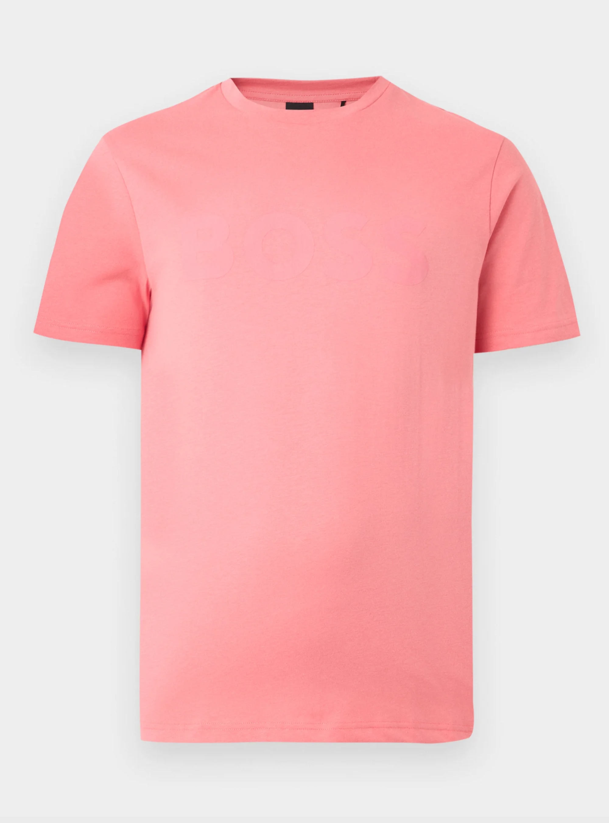 BOSS Cotton-Jersey T-Shirt With Large Logo Print Thinking 1 - Pale Red