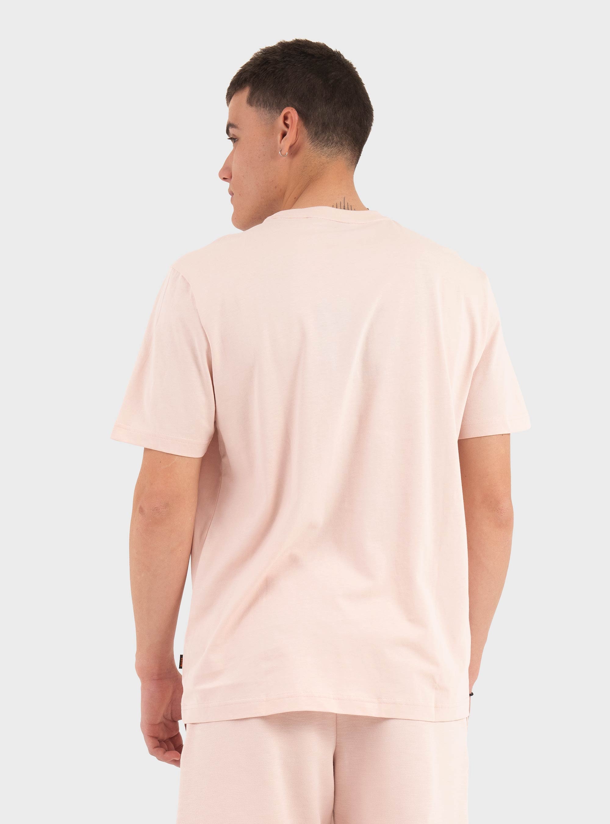 BOSS Cotton-Jersey T-Shirt With Graphic Print  Te_Board - Pink