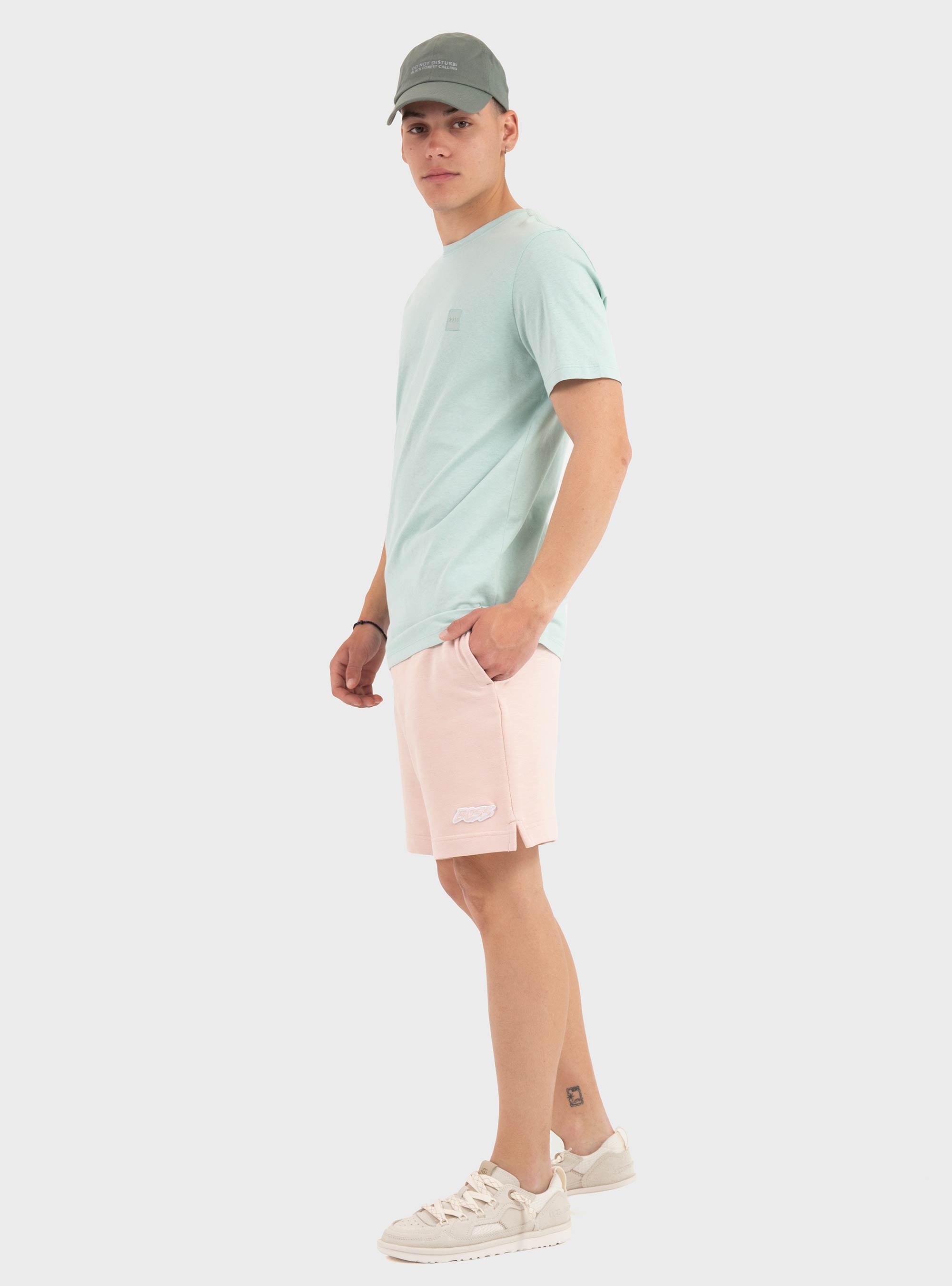 BOSS Rexaled Fit Shorts Se_Surf - Pink