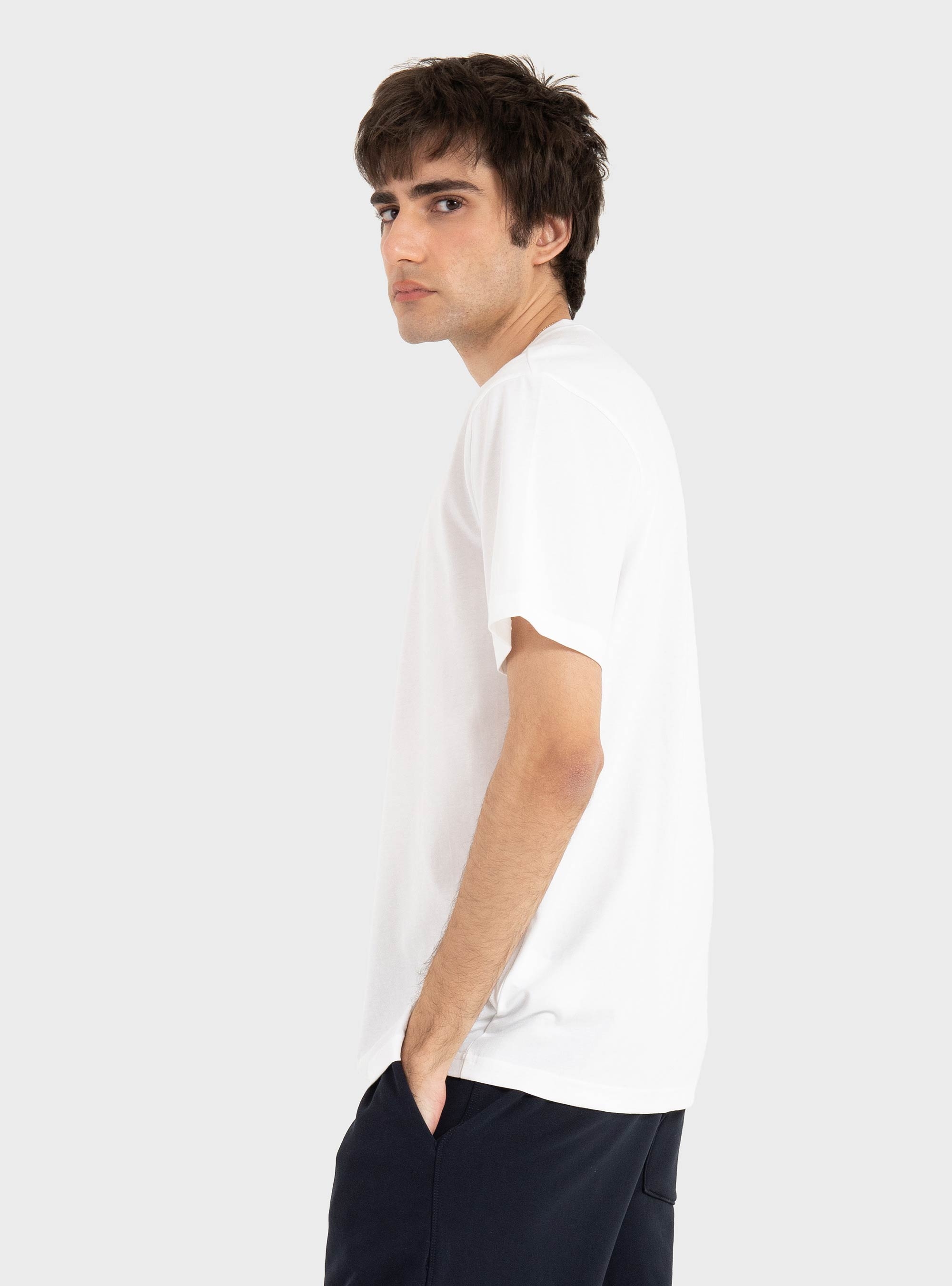 BOSS Cotton-Jersey T-Shirt With Golf-Inspired Logo  TS_Terrace Logo - White