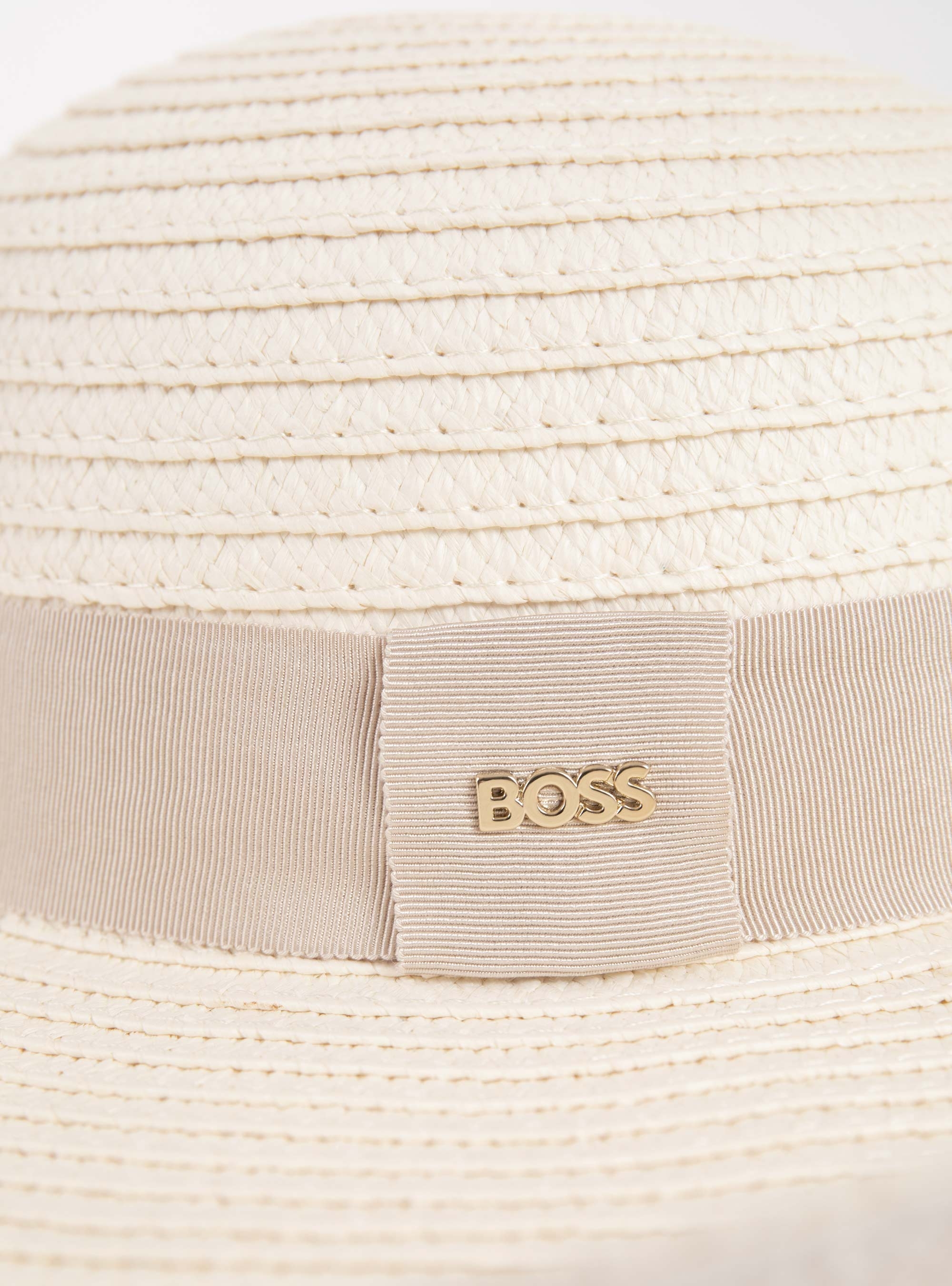 BOSS Rafia Hat Virgy-RA - Ecru