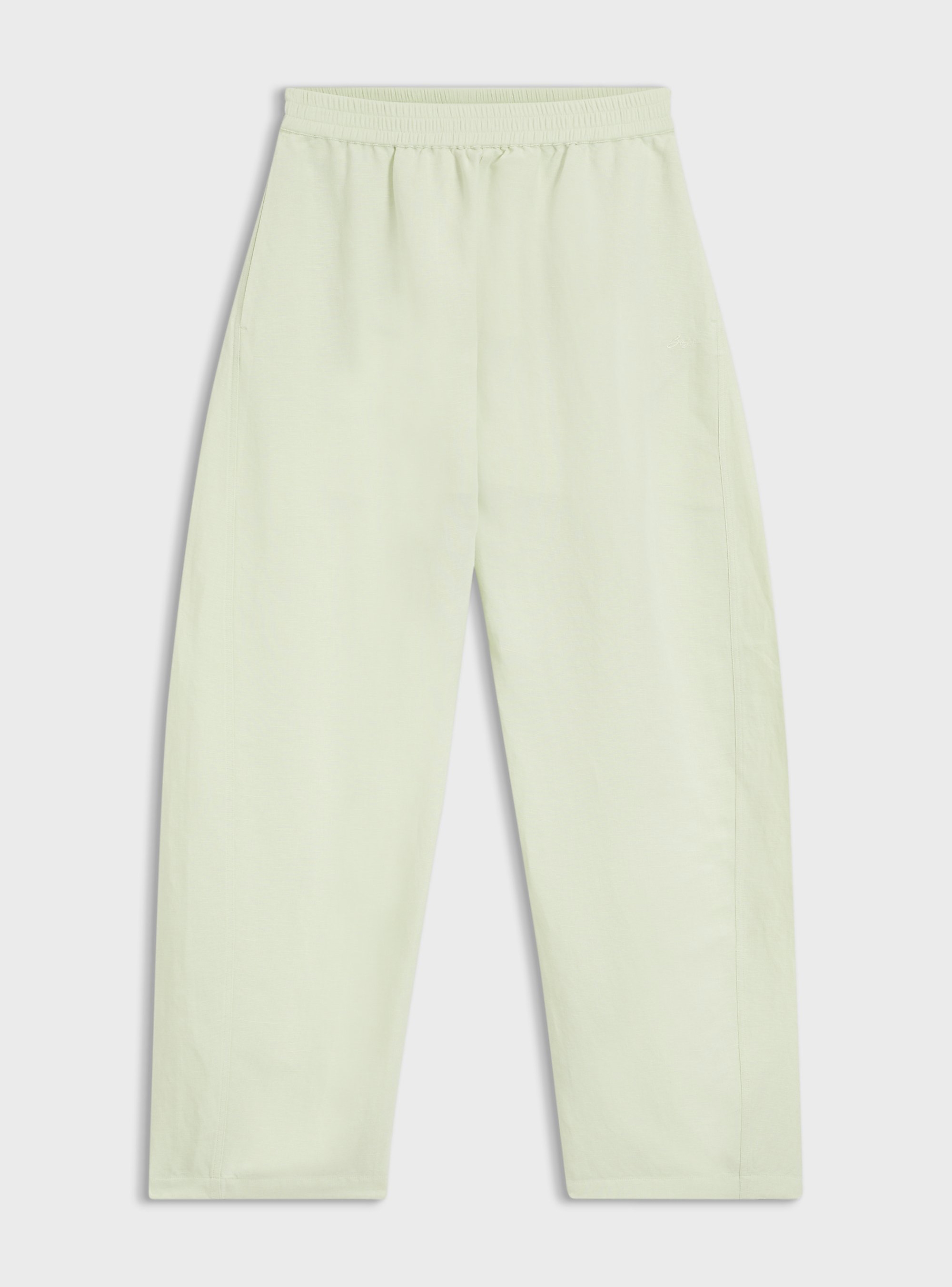 BOSS Balloon-Leg Trousers With Elasticated Waist  C_Talinen - Pale Green