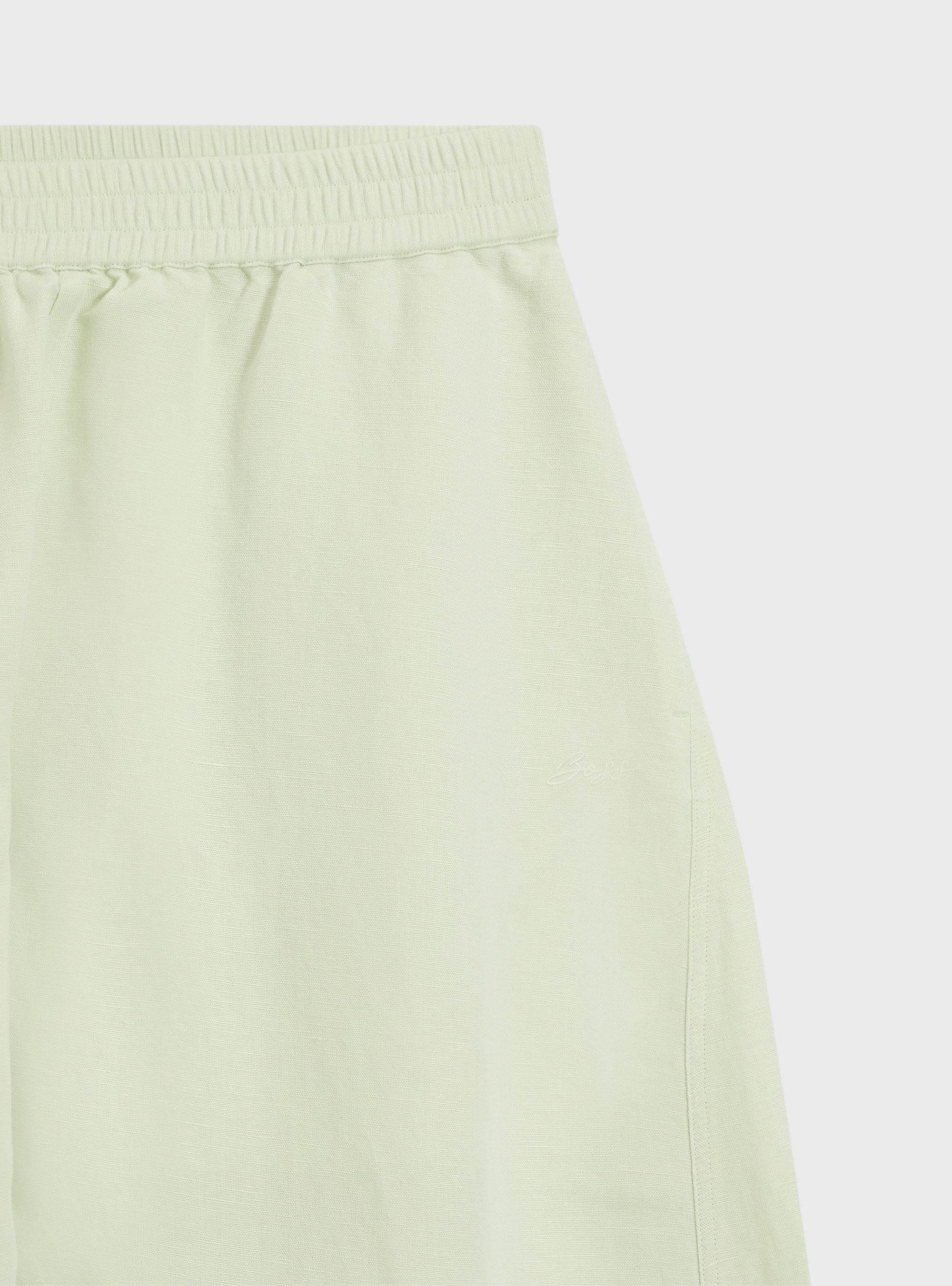 BOSS Balloon-Leg Trousers With Elasticated Waist  C_Talinen - Pale Green